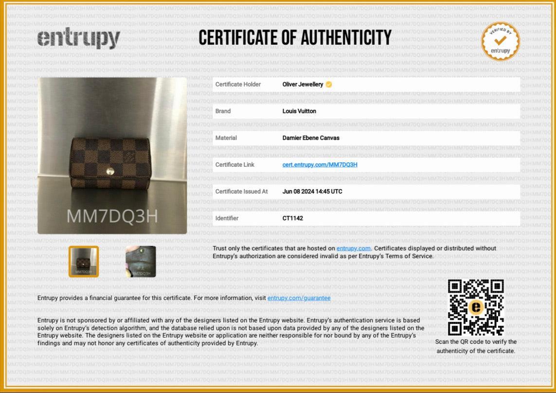 Louis Vuitton Damier Ebene 6 Key Holder