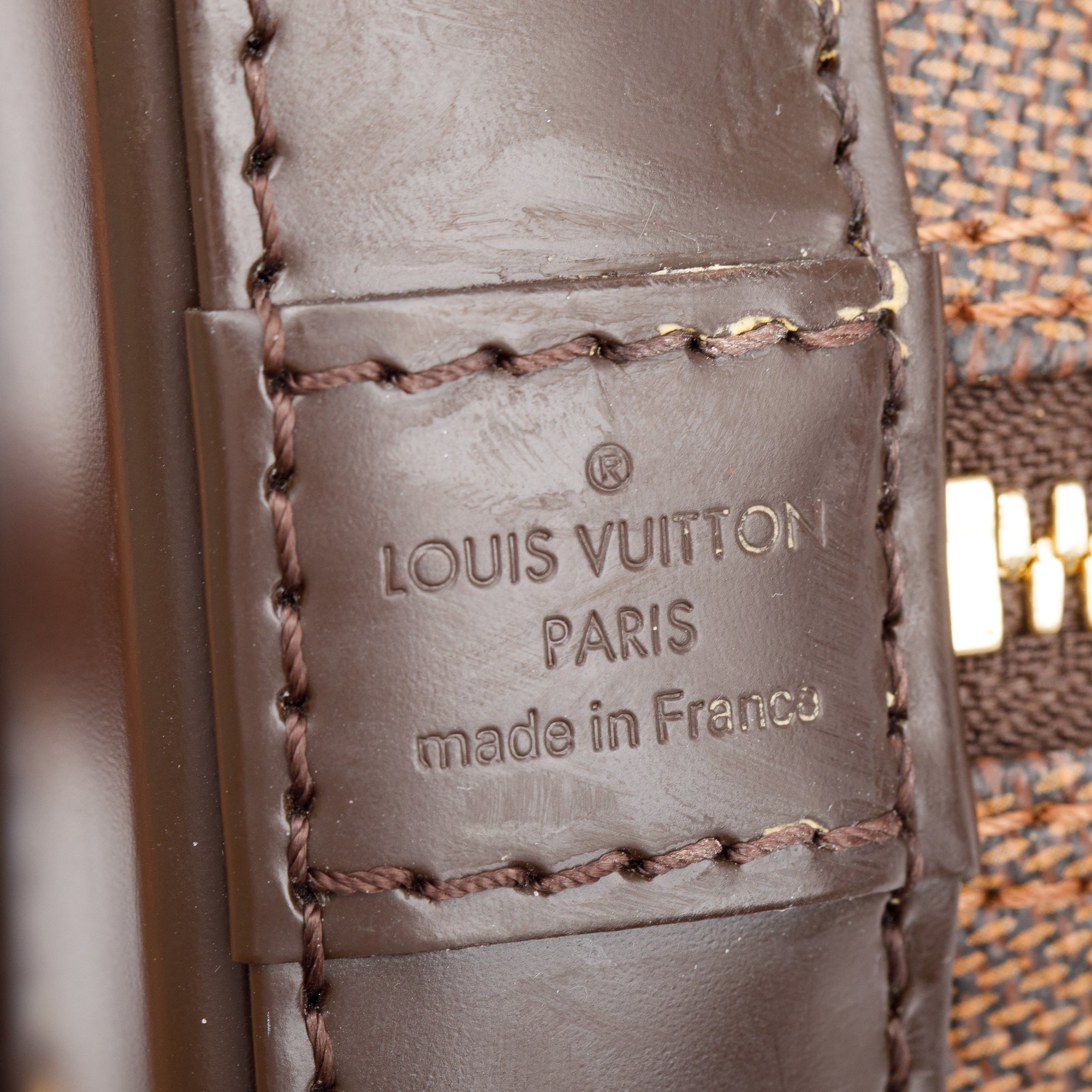 Louis Vuitton Damier Ebene Alma BB w/ Strap