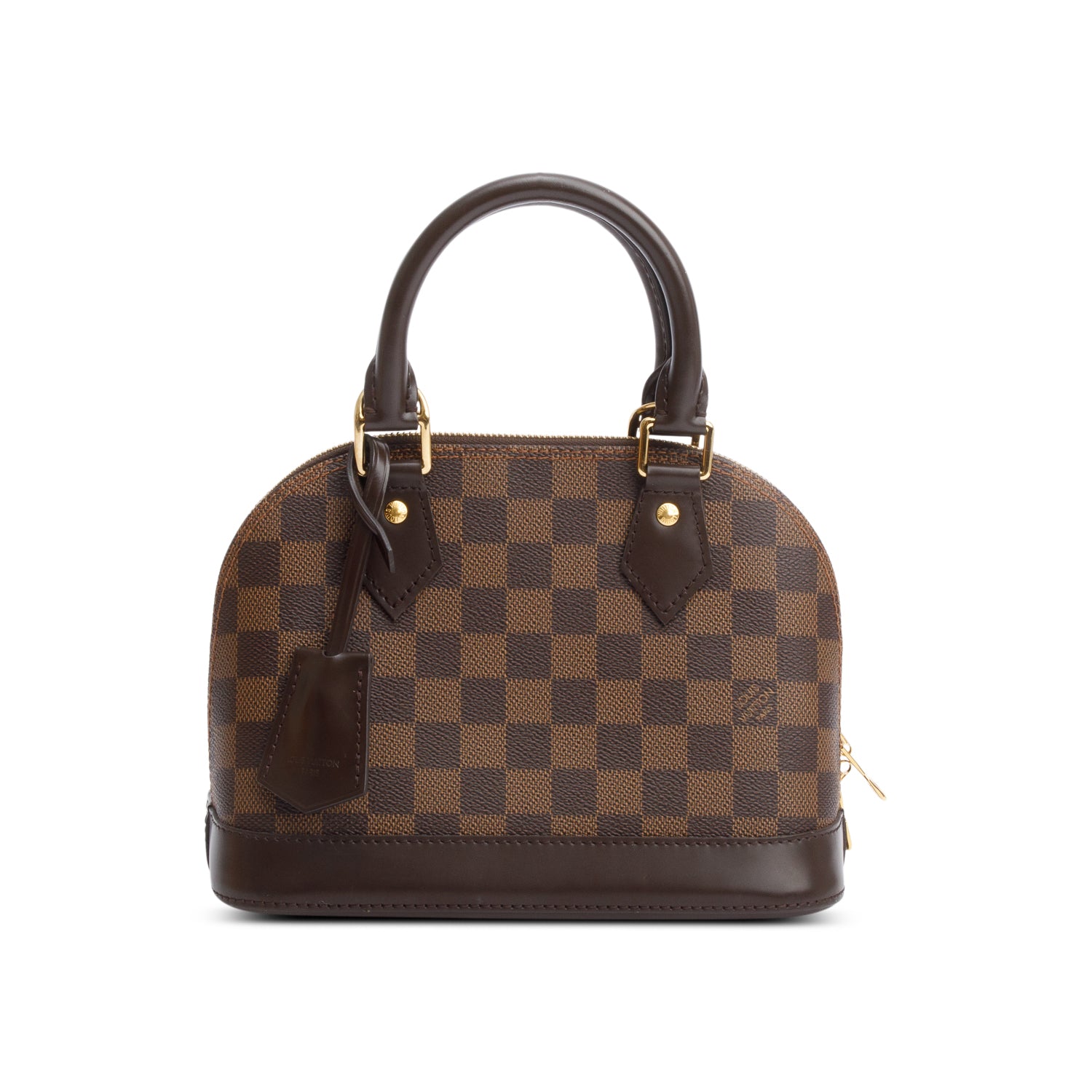 Louis Vuitton Damier Ebene Alma BB w/ Strap & Box