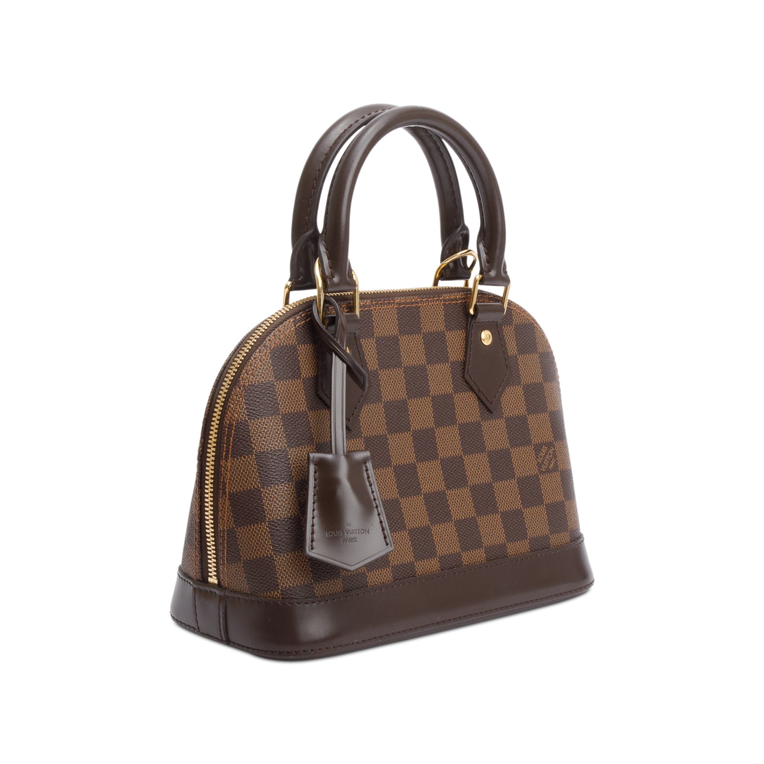 Louis Vuitton Damier Ebene Alma BB w/ Strap & Box