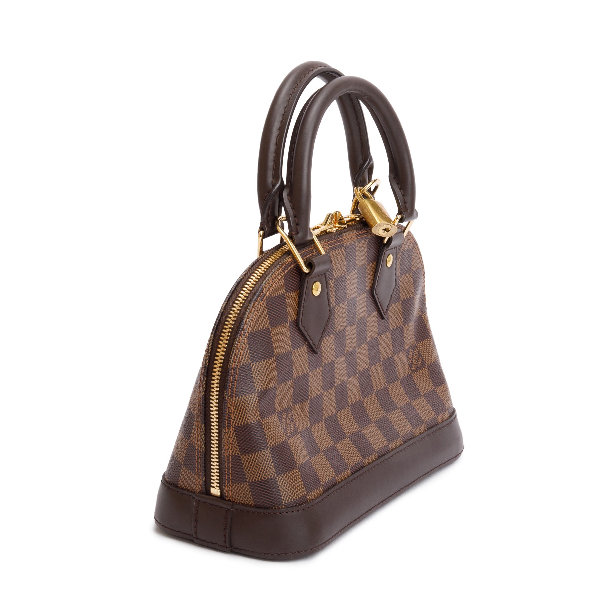 Louis Vuitton Damier Ebene Alma BB w/ Strap & Box