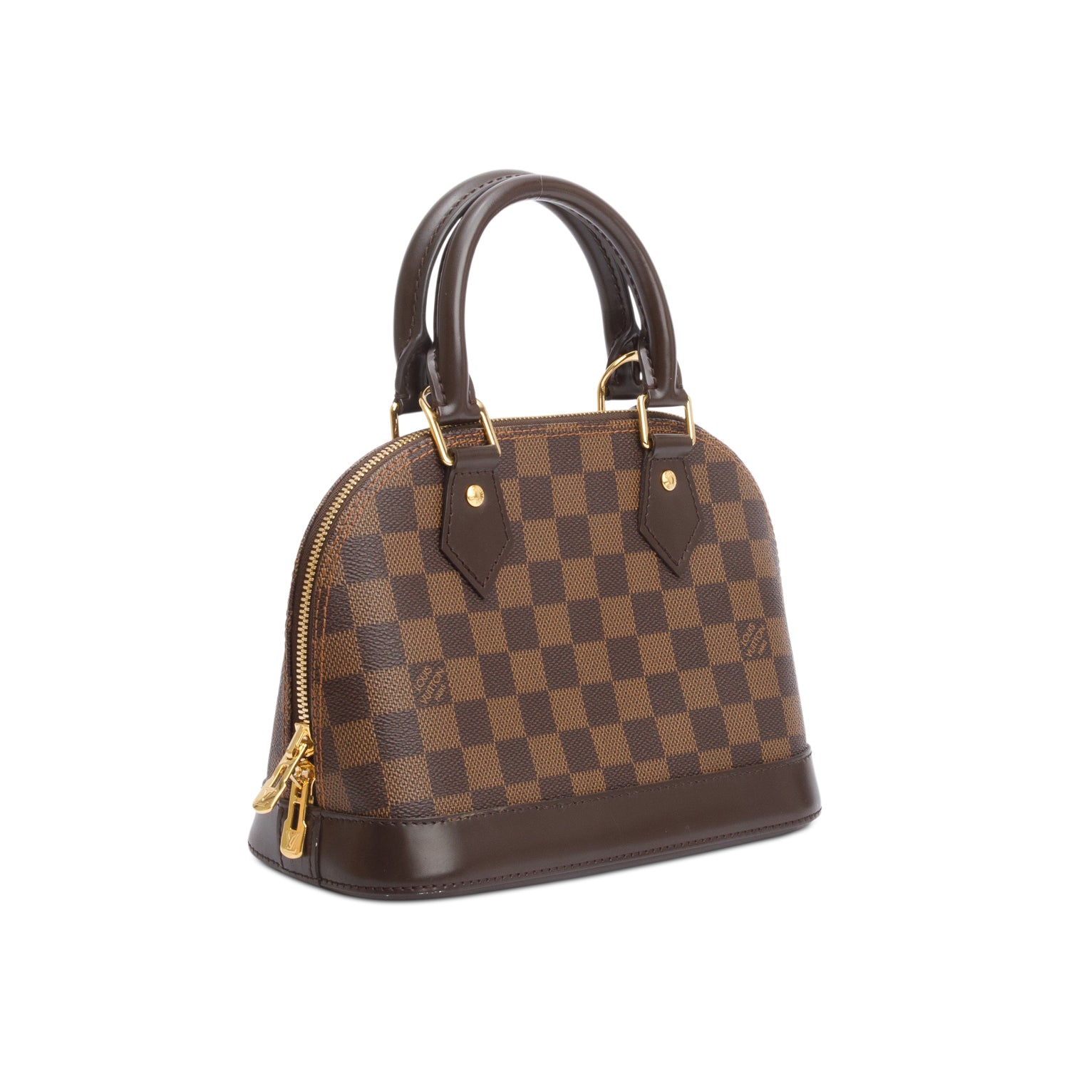 Louis Vuitton Damier Ebene Alma BB w/ Strap & Box