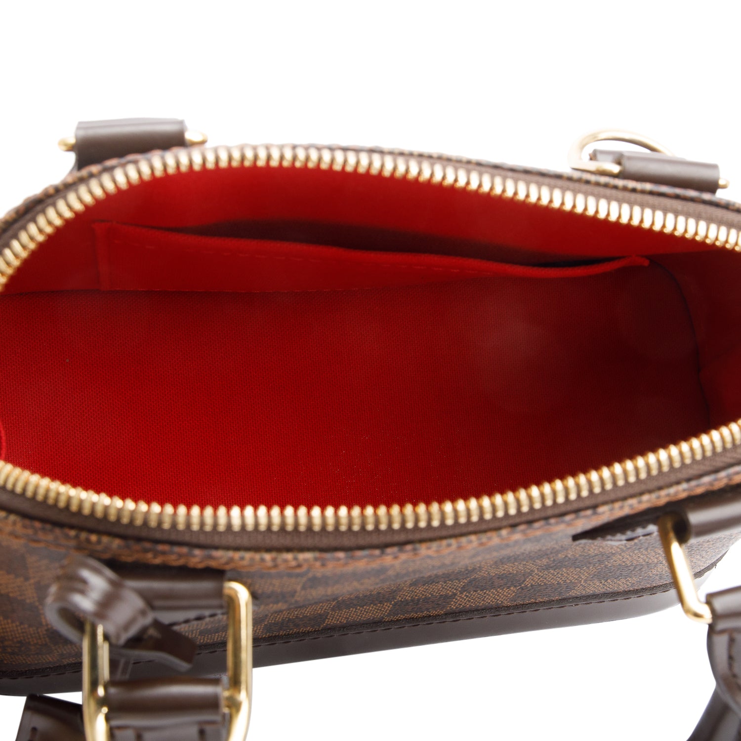 Louis Vuitton Damier Ebene Alma BB w/ Strap & Box