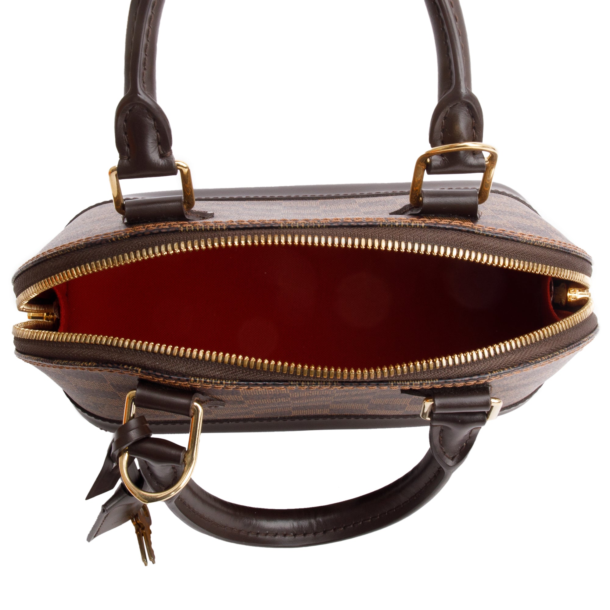 Louis Vuitton Damier Ebene Alma BB w/ Strap, Box & Receipt