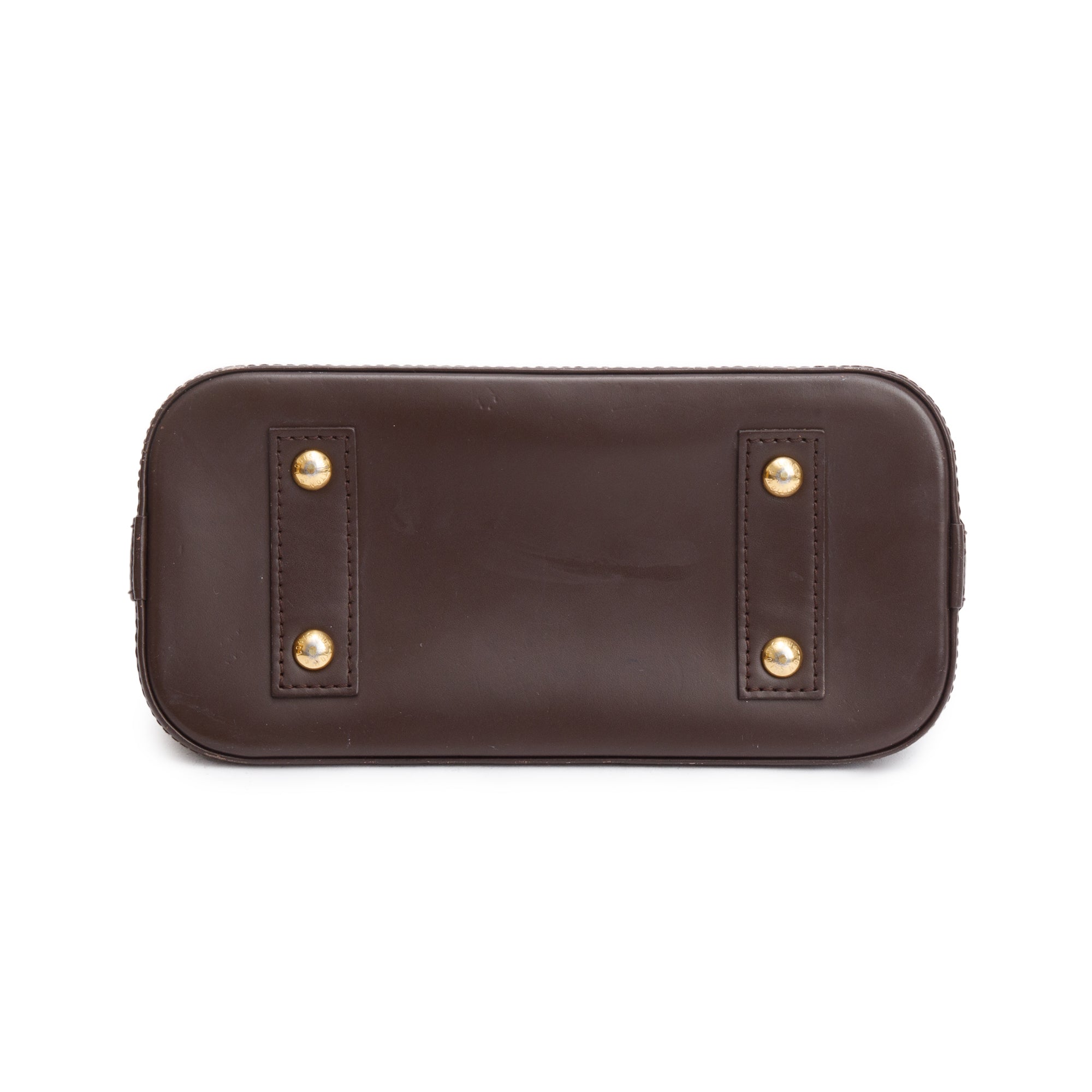 Louis Vuitton Damier Ebene Alma BB w/ Strap & Receipt