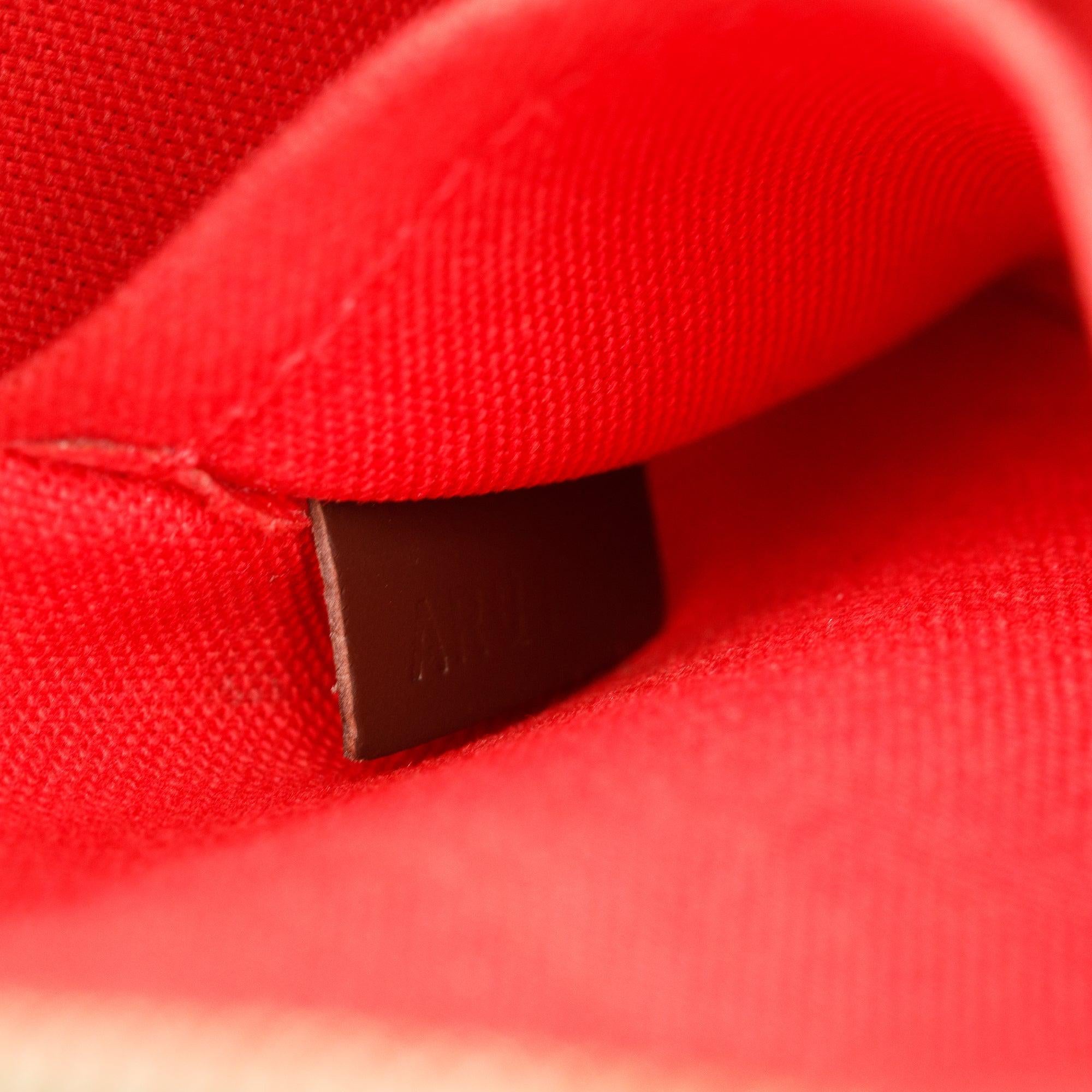 Louis Vuitton Damier Ebene Alma BB w/ Strap & Receipt