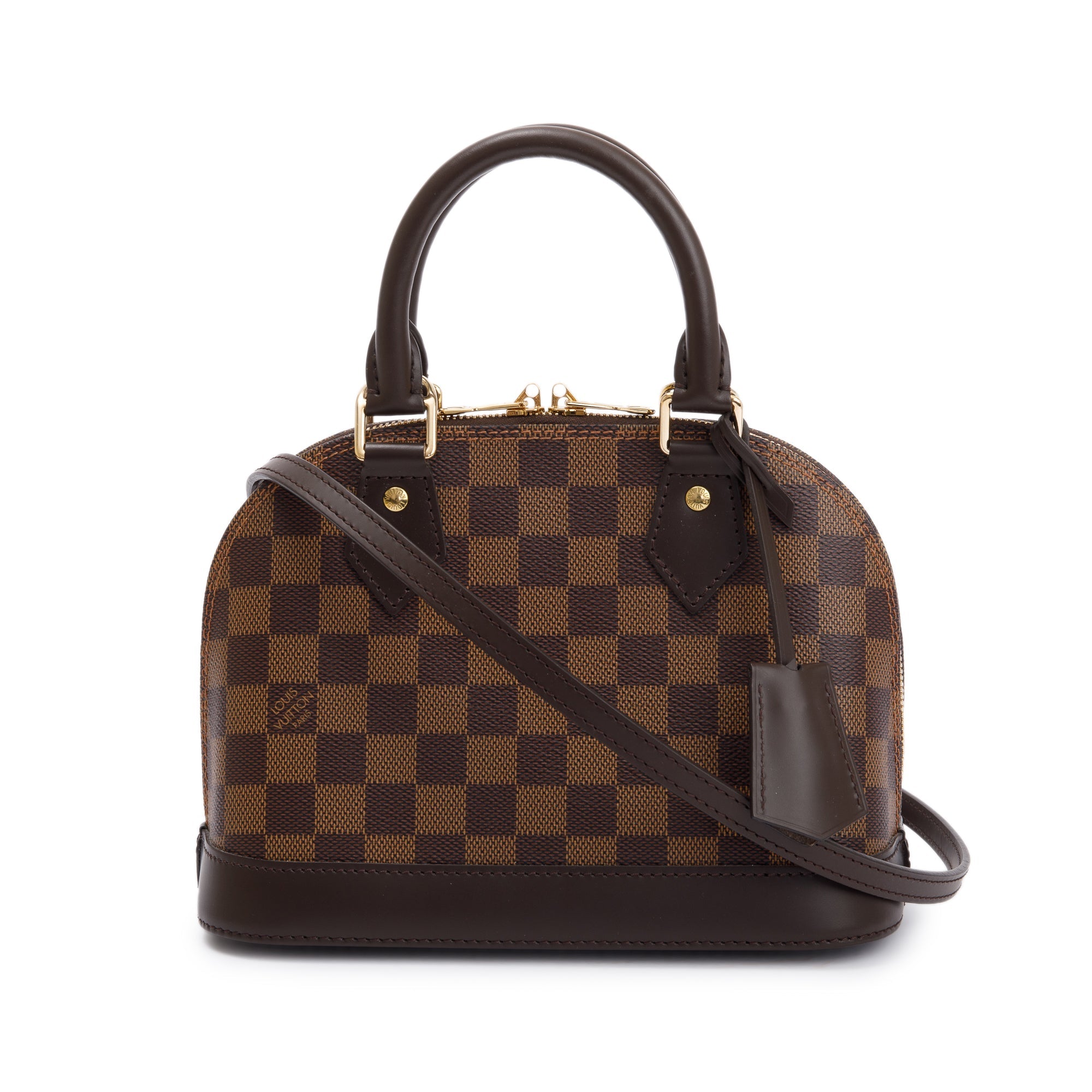Louis Vuitton Damier Ebene Alma BB w/ Strap