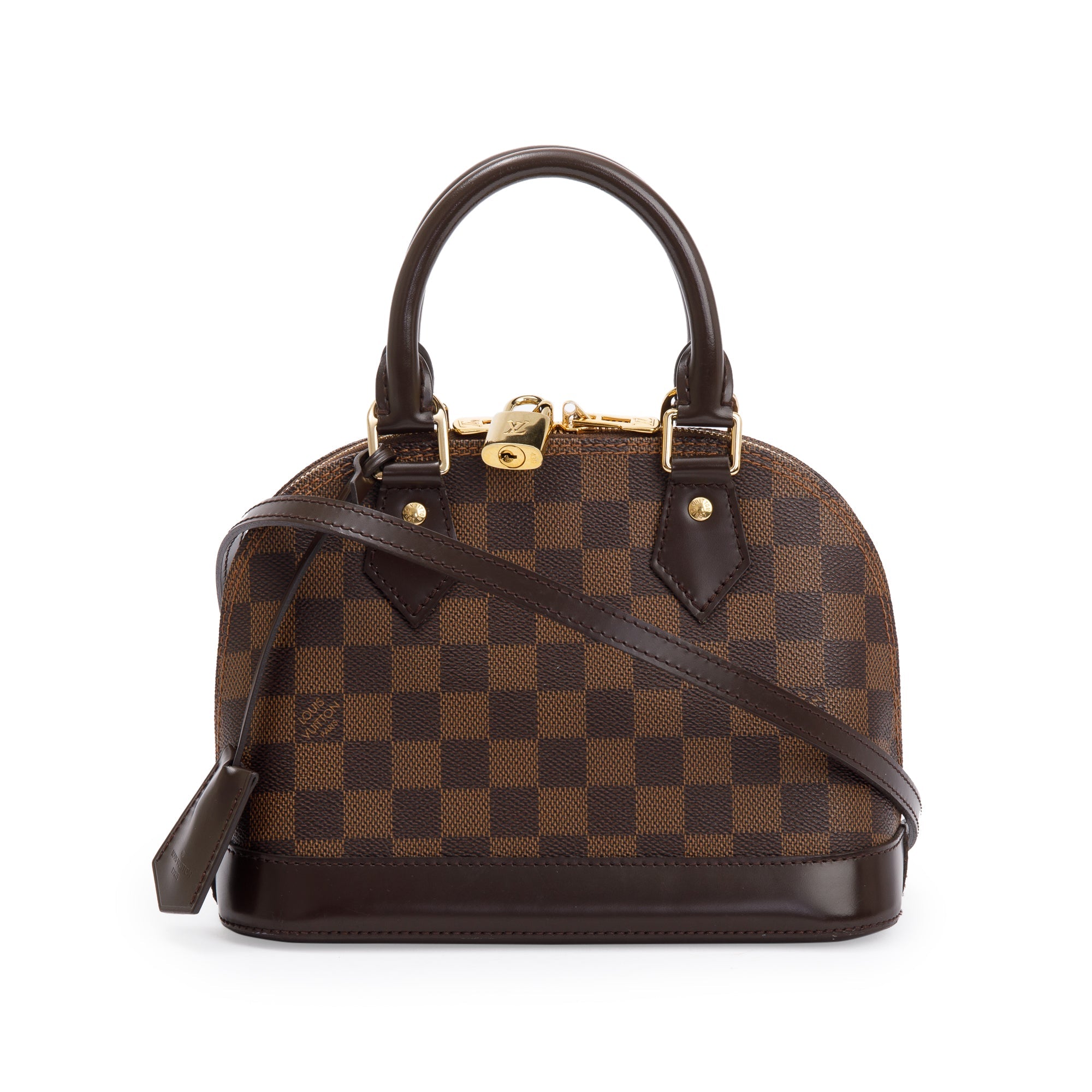 Louis Vuitton Damier Ebene Alma BB w/ Strap