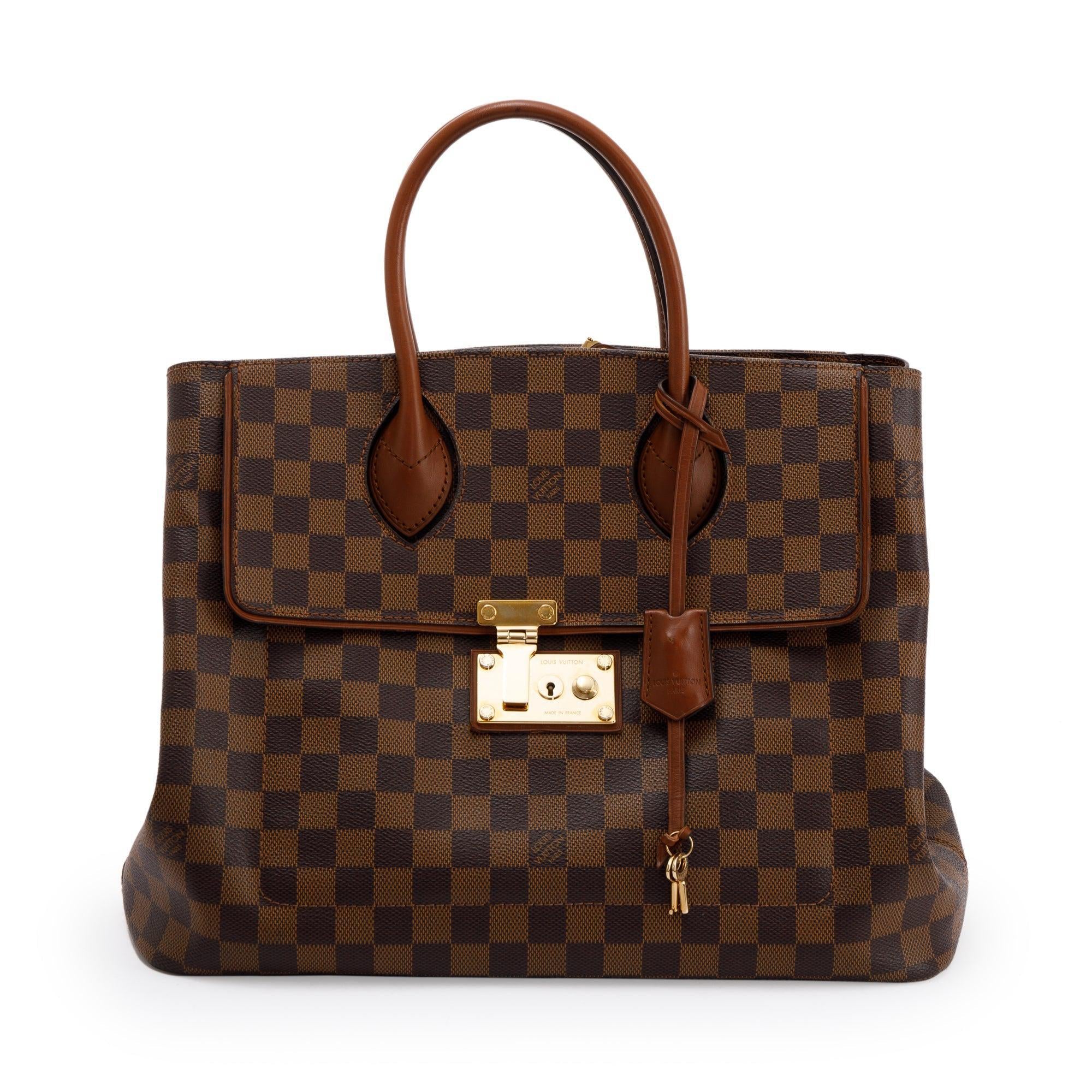 Louis Vuitton Damier Ebene Ascot Bag