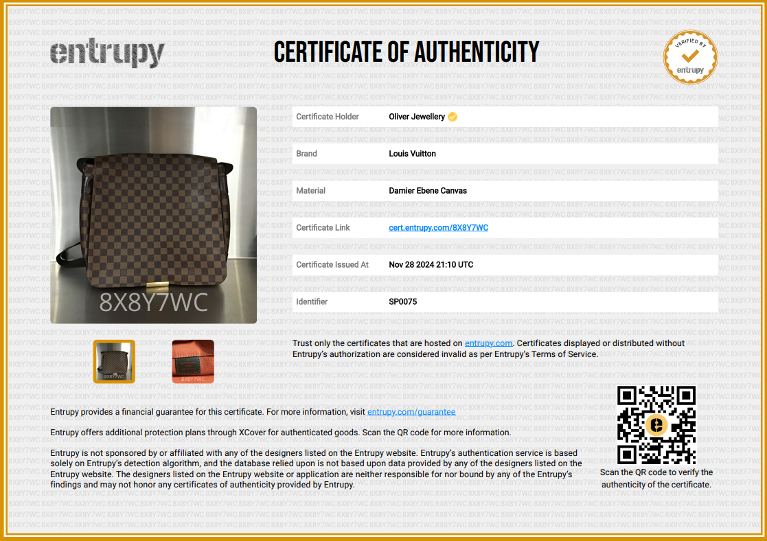 Louis Vuitton Damier Ebene Bastille Messenger Bag