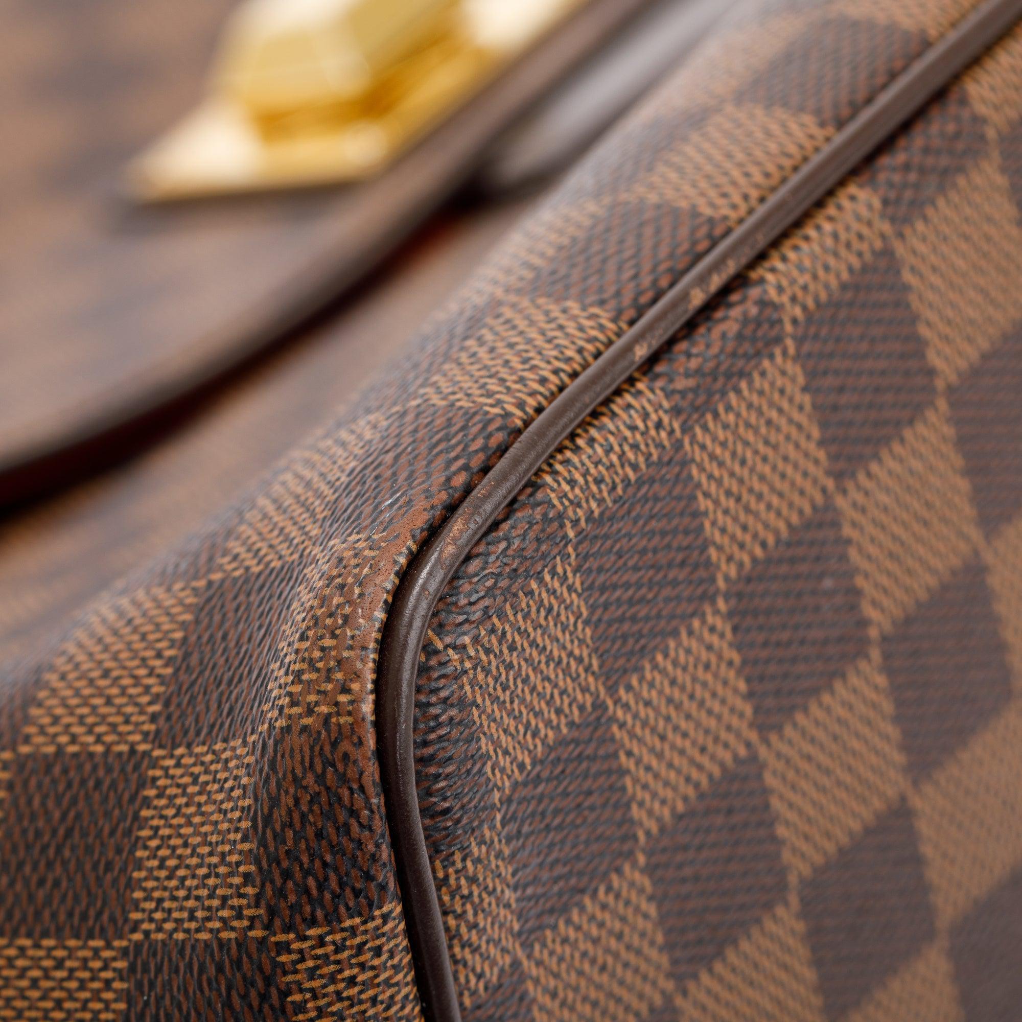 Louis Vuitton Damier Ebene Bergamo GM w/ Strap