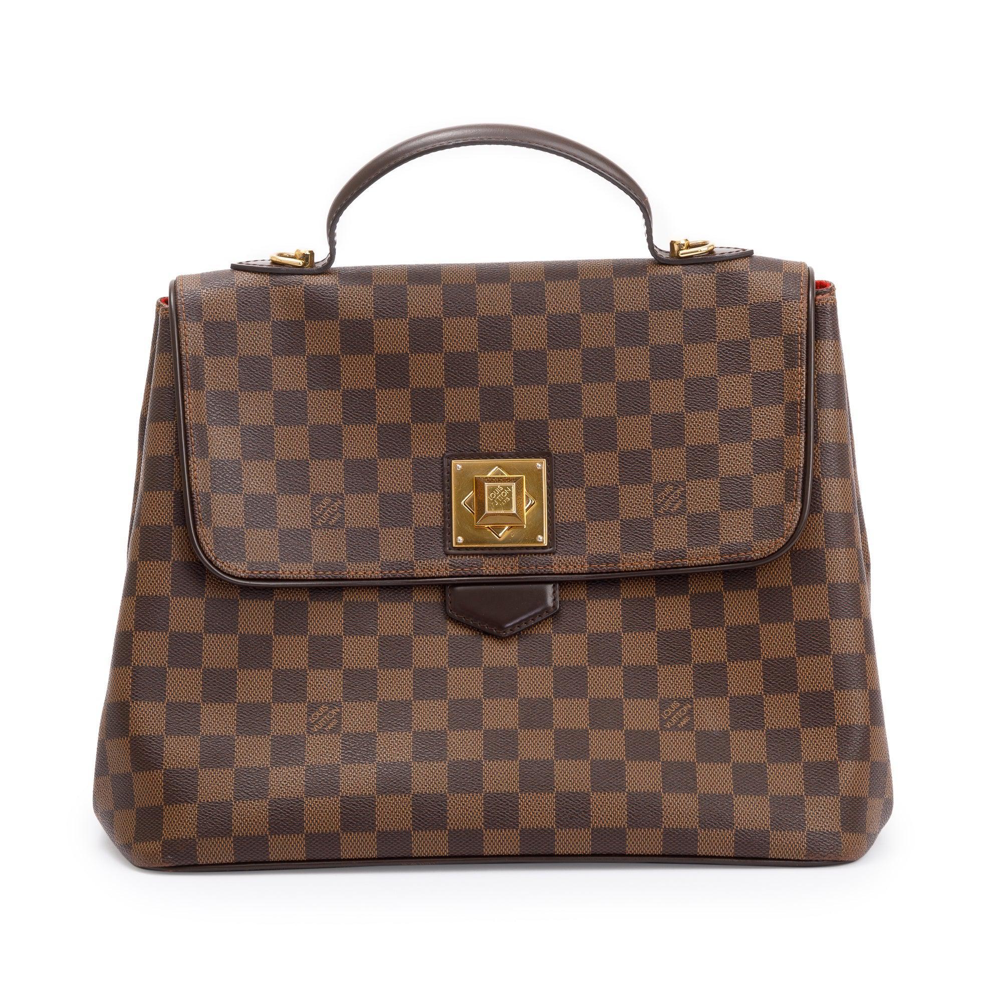 Louis Vuitton Damier Ebene Bergamo GM w/ Strap