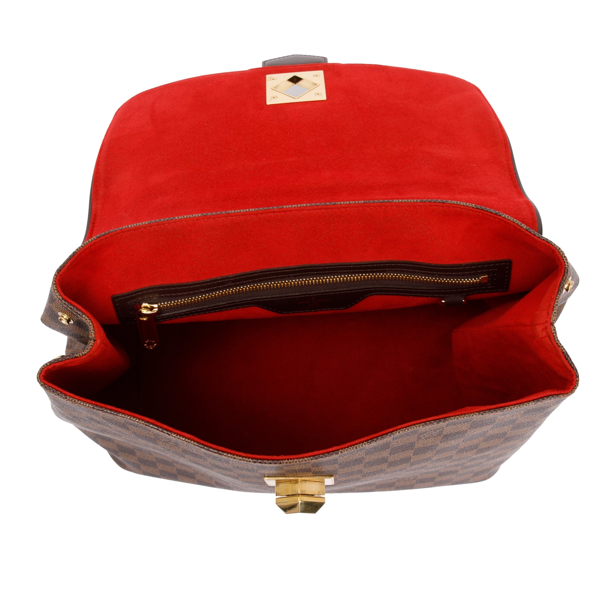 Louis Vuitton Damier Ebene Bergamo GM w/ Strap