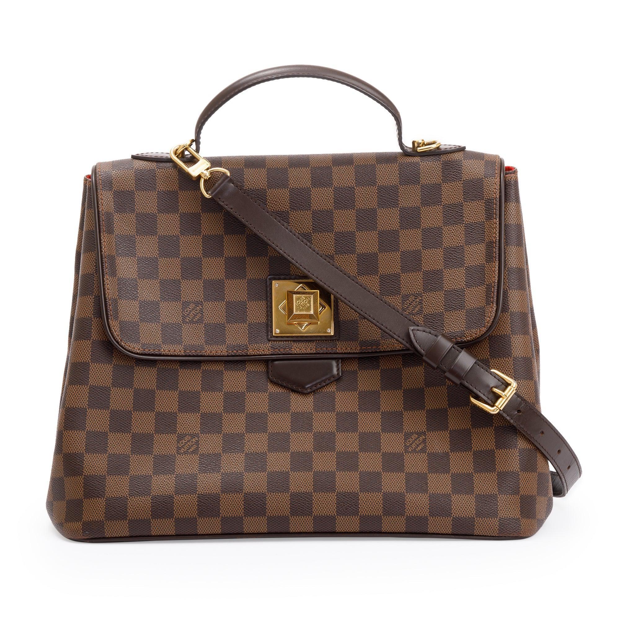 Louis Vuitton Damier Ebene Bergamo GM w/ Strap