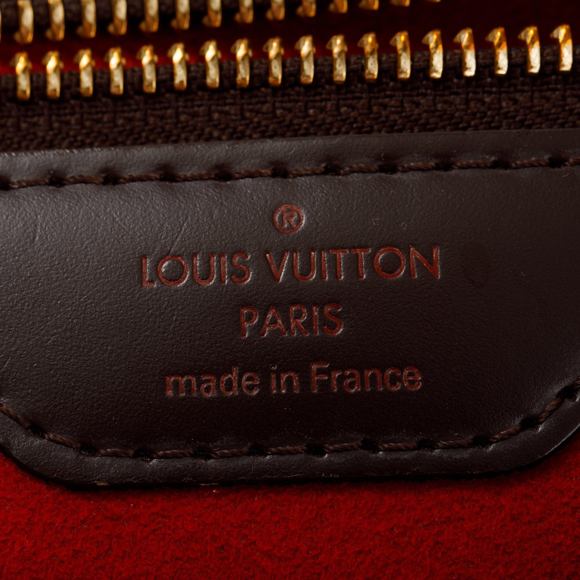 Louis Vuitton Damier Ebene Bergamo MM w/ Strap