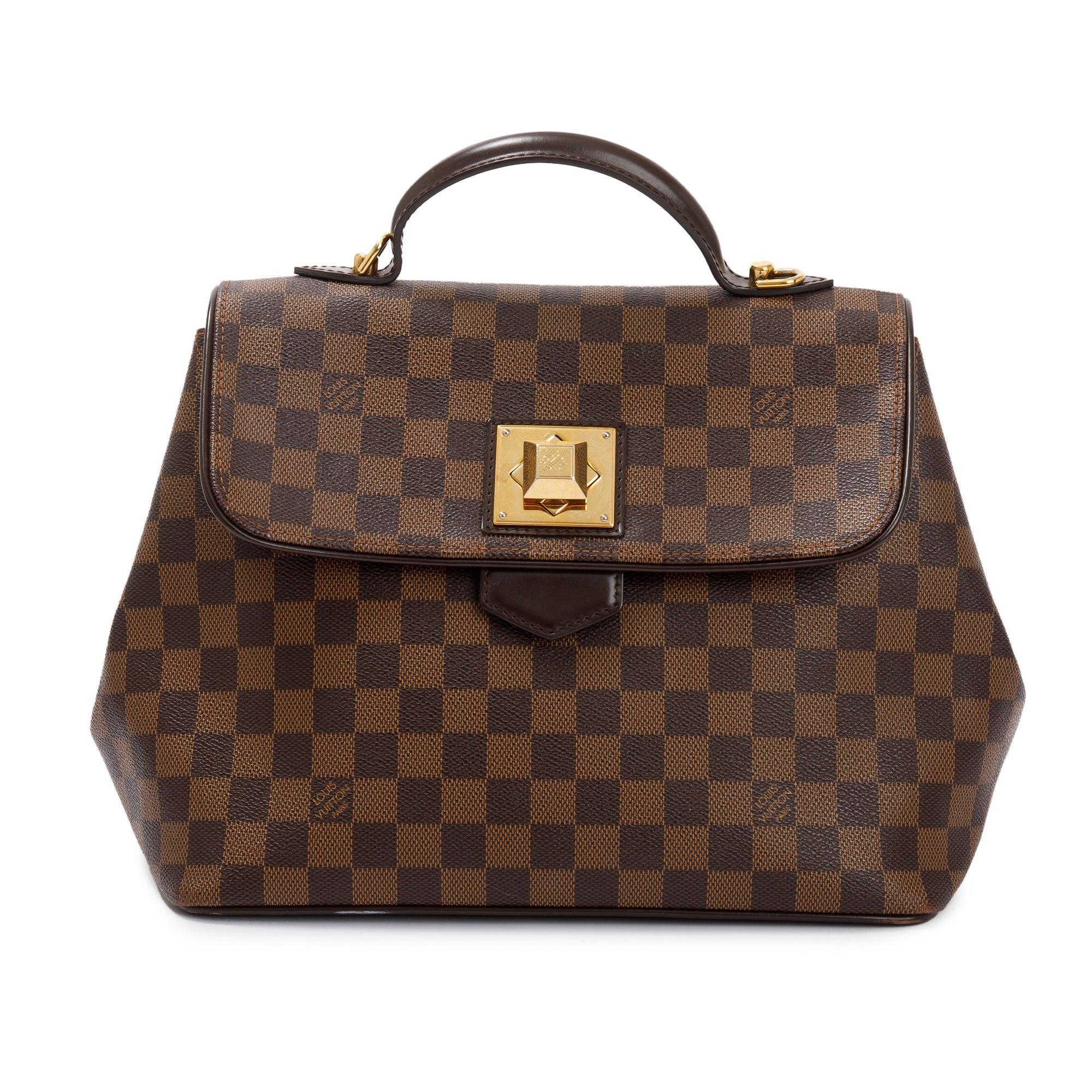 Louis Vuitton Damier Ebene Bergamo MM w/ Strap