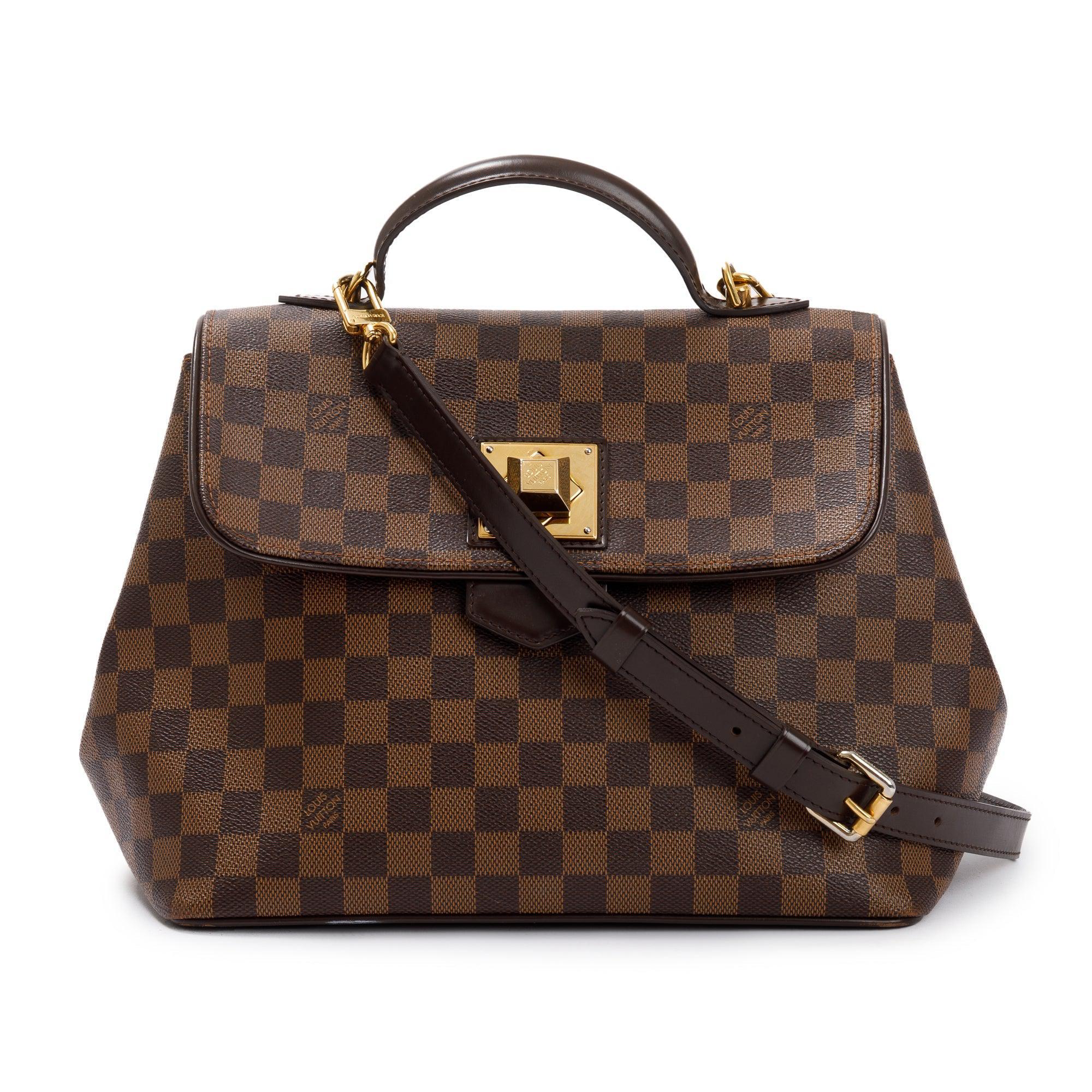 Louis Vuitton Damier Ebene Bergamo MM w/ Strap