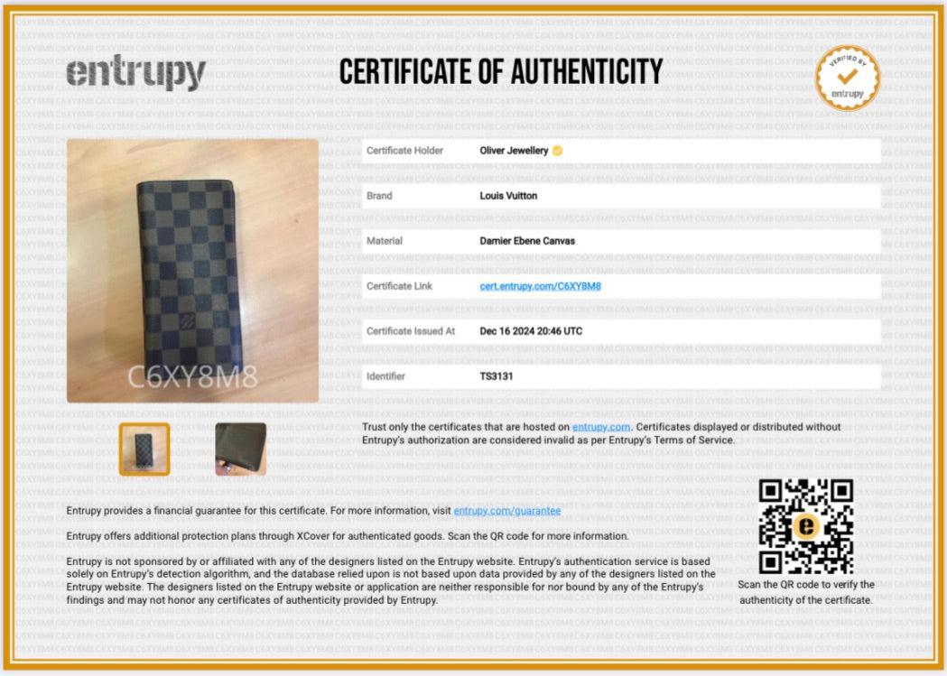 Louis Vuitton Damier Ebene Brazza Wallet