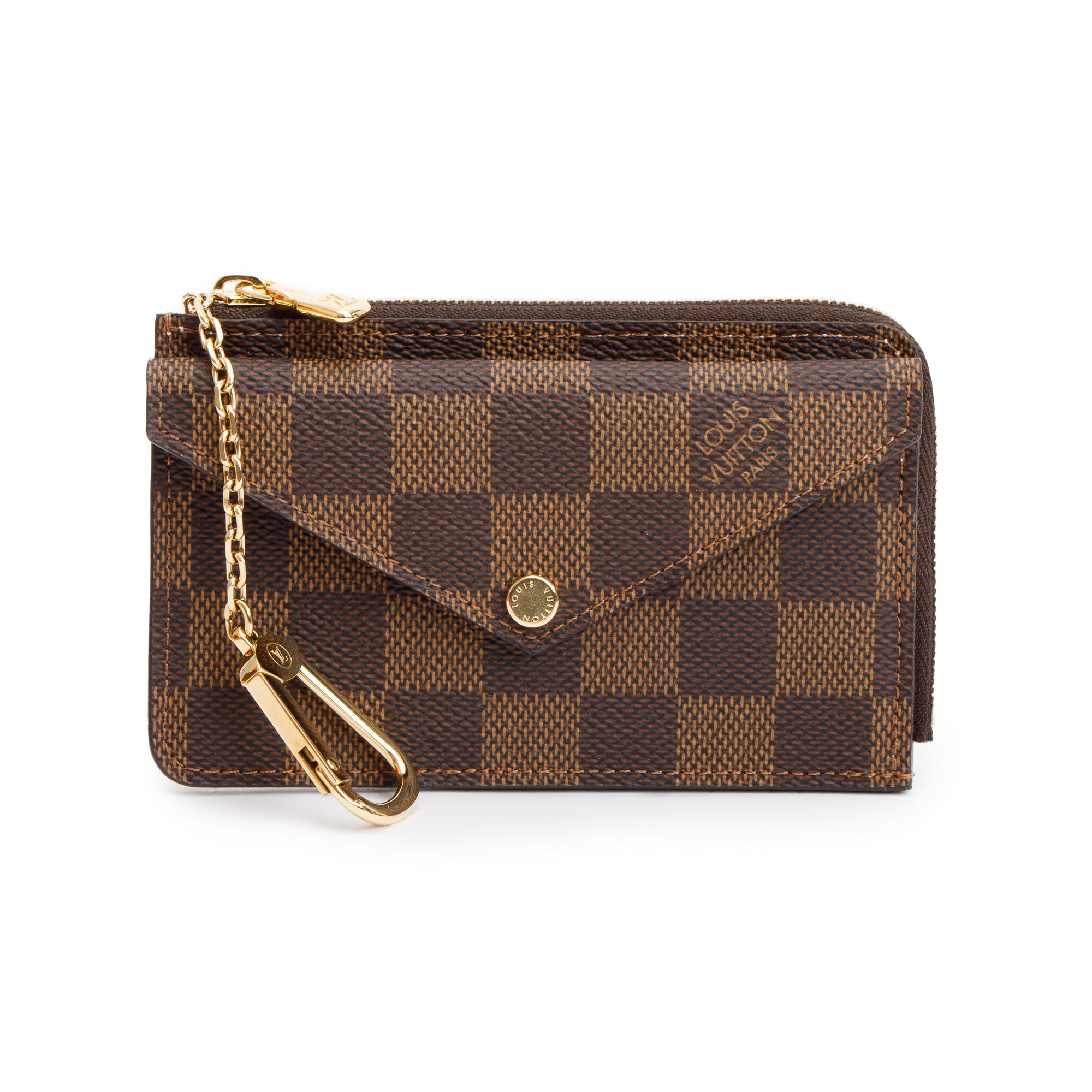 Louis Vuitton Damier Ebene Card Holder Recto Verso w/ Box & Receipt