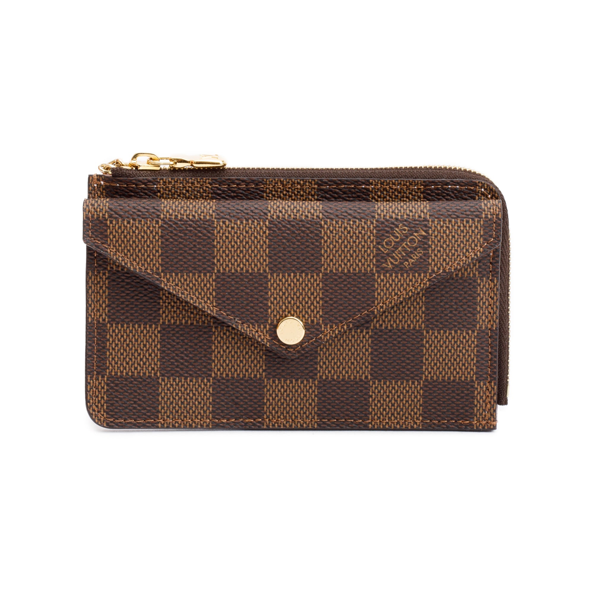 Louis Vuitton Damier Ebene Card Holder Recto Verso w/ Box & Receipt