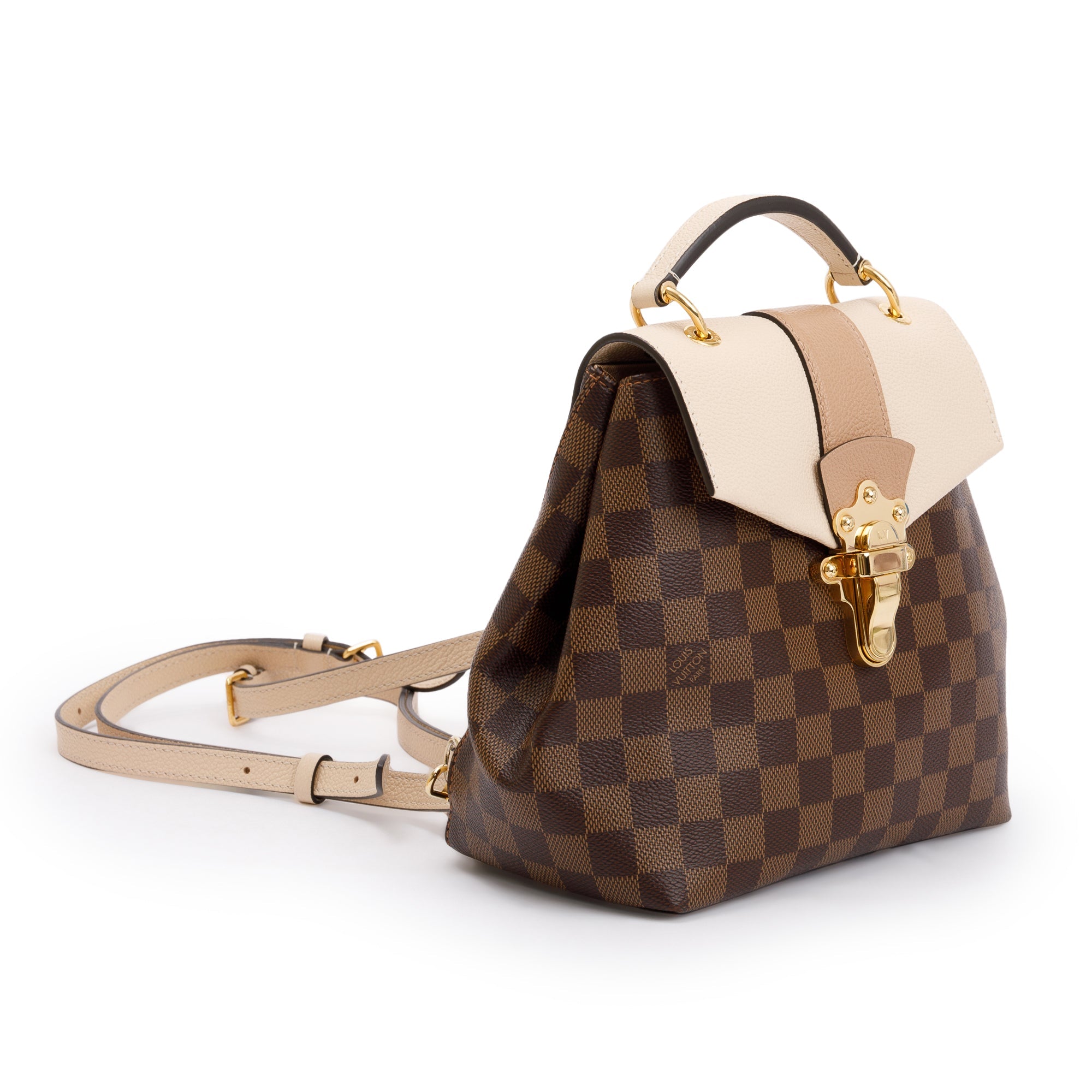 Louis Vuitton Damier Ebene Clapton Convertible Backpack