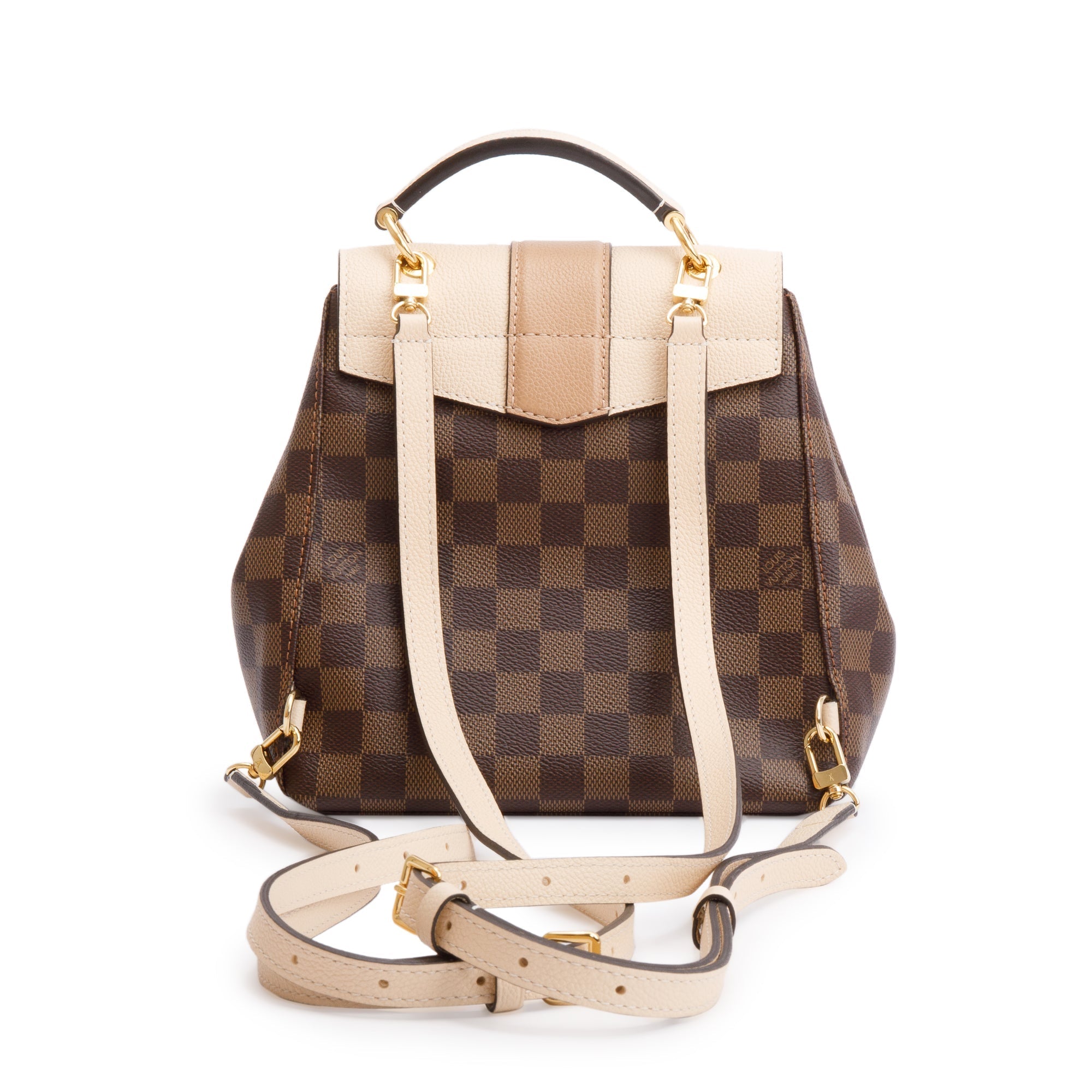 Louis Vuitton Damier Ebene Clapton Convertible Backpack w/ Box