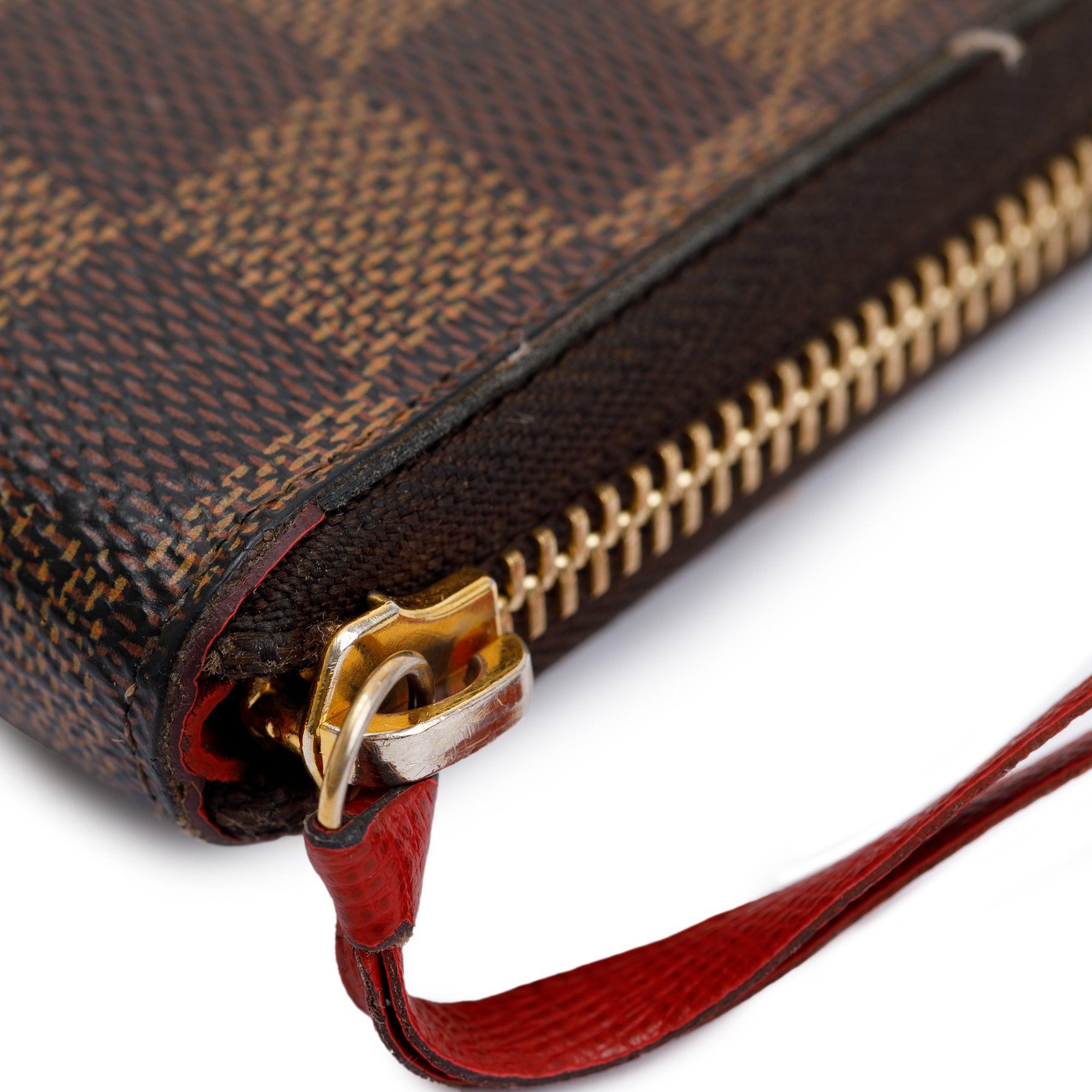 Louis Vuitton Damier Ebene Clemence Wallet