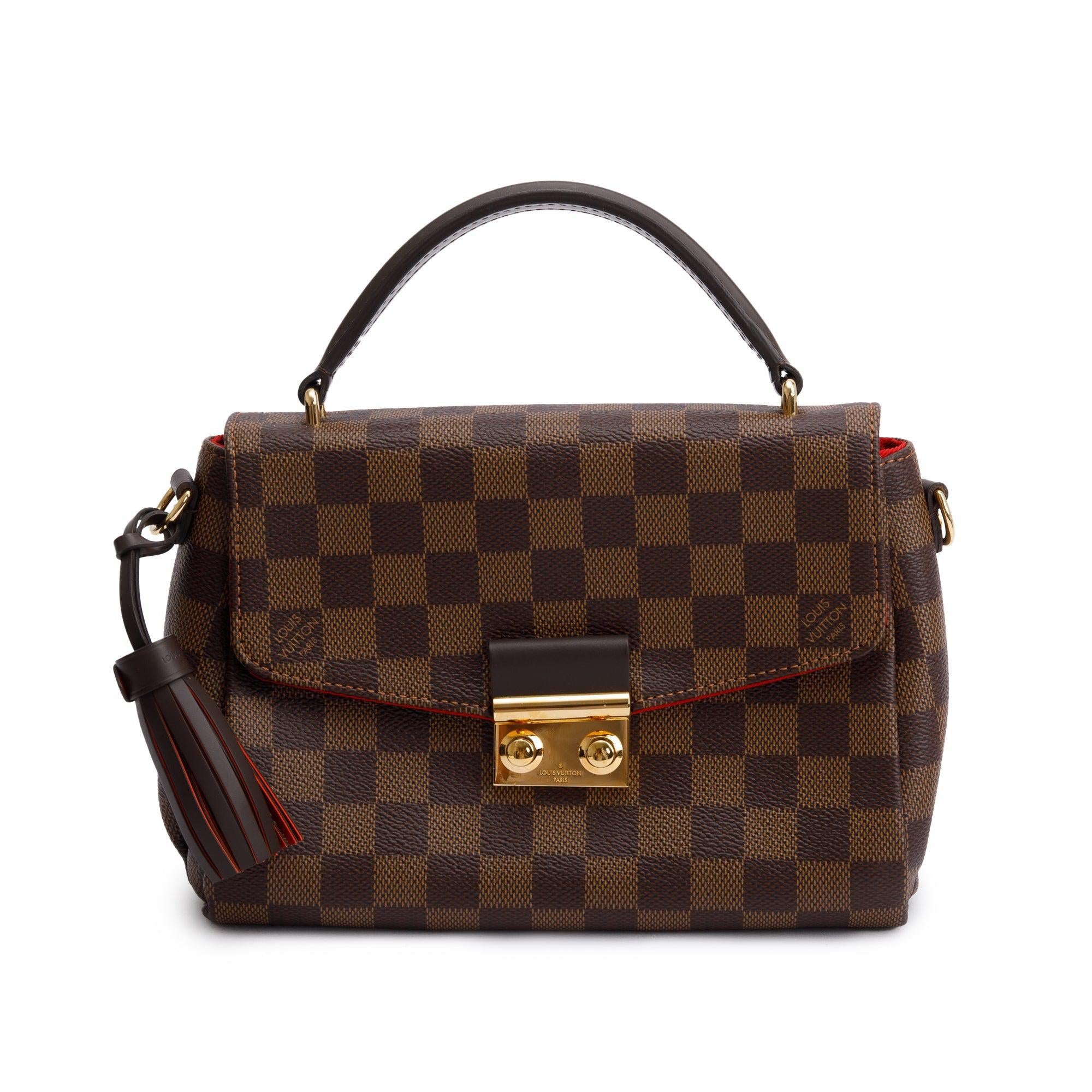 Louis Vuitton Damier Ebene Croisette Bag