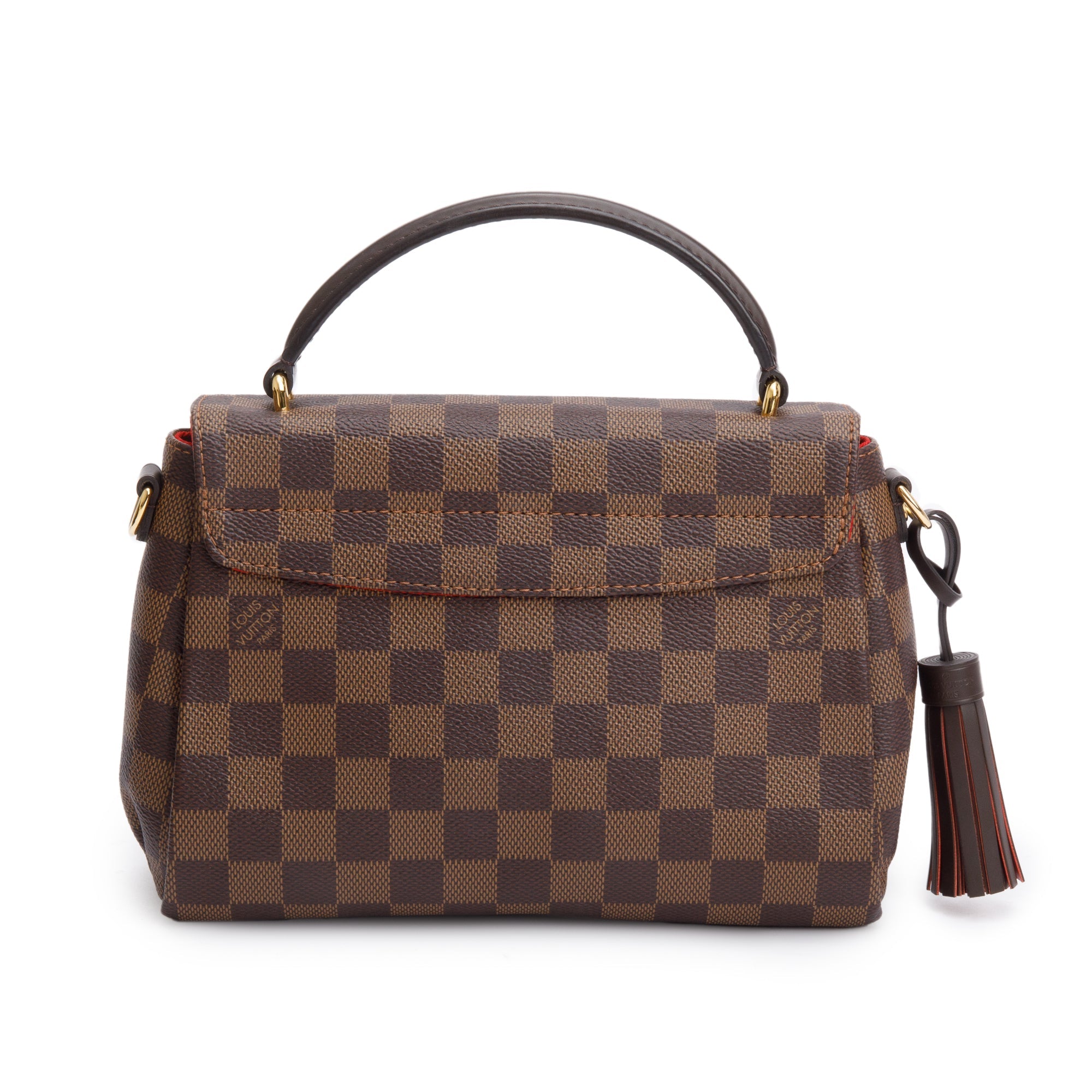 Louis Vuitton Damier Ebene Croisette Bag w/ Strap
