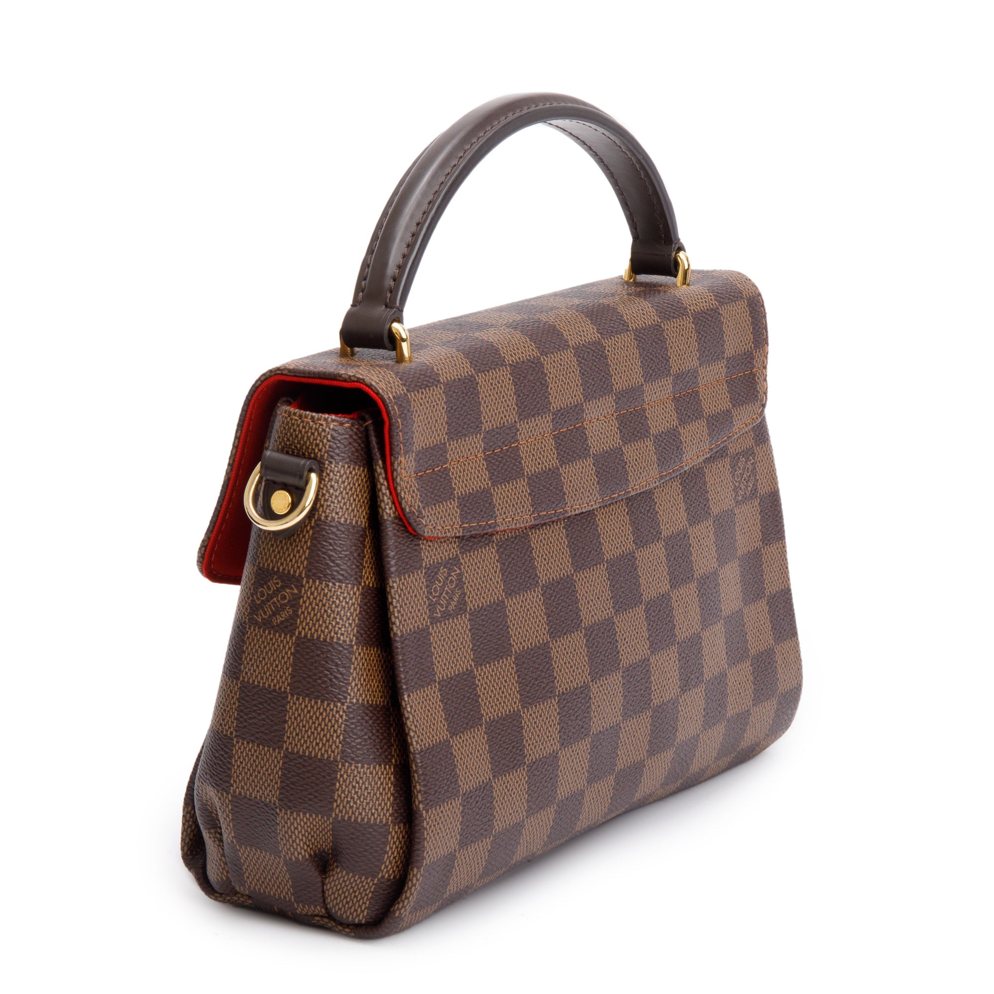 Louis Vuitton Damier Ebene Croisette Bag w/ Strap
