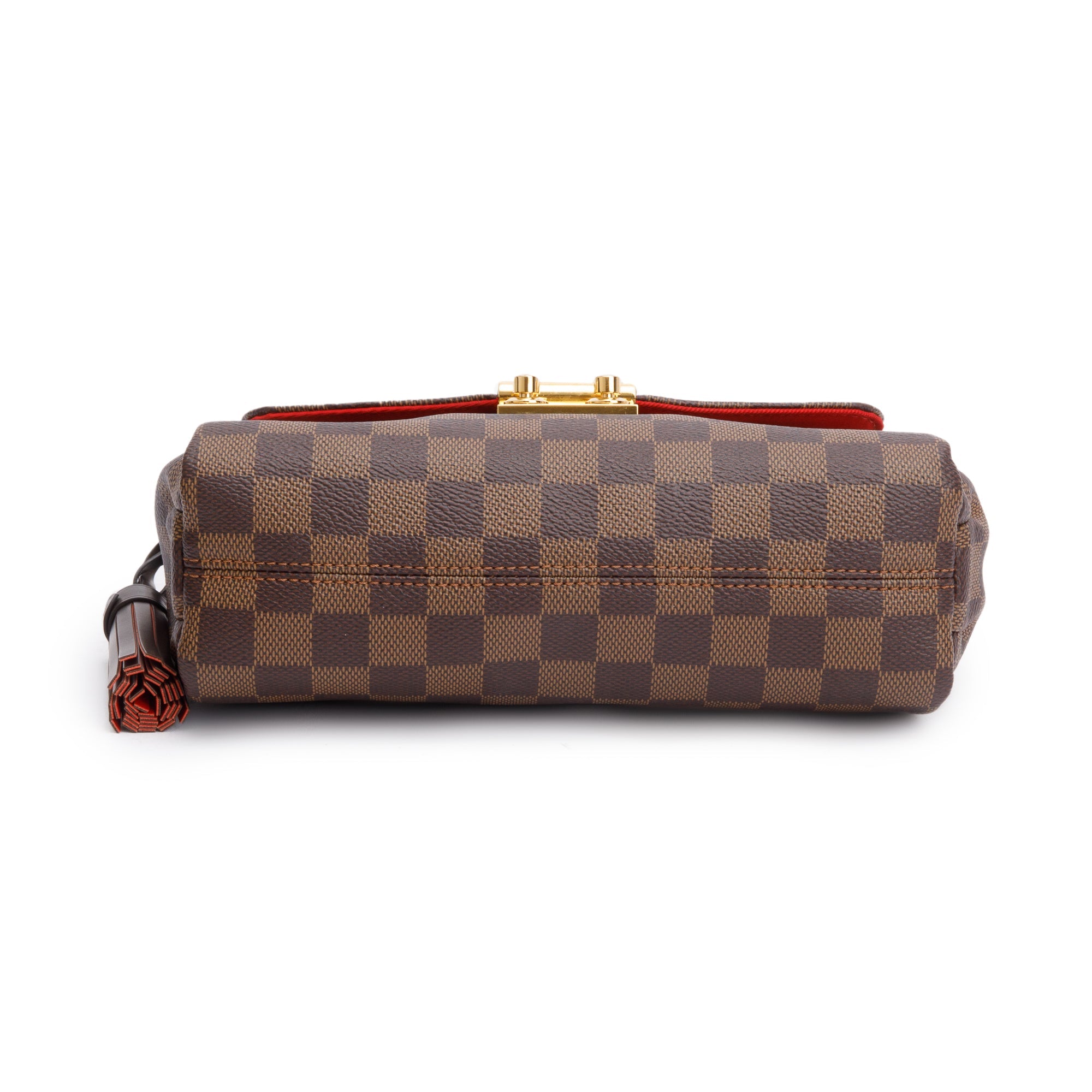 Louis Vuitton Damier Ebene Croisette Bag w/ Strap