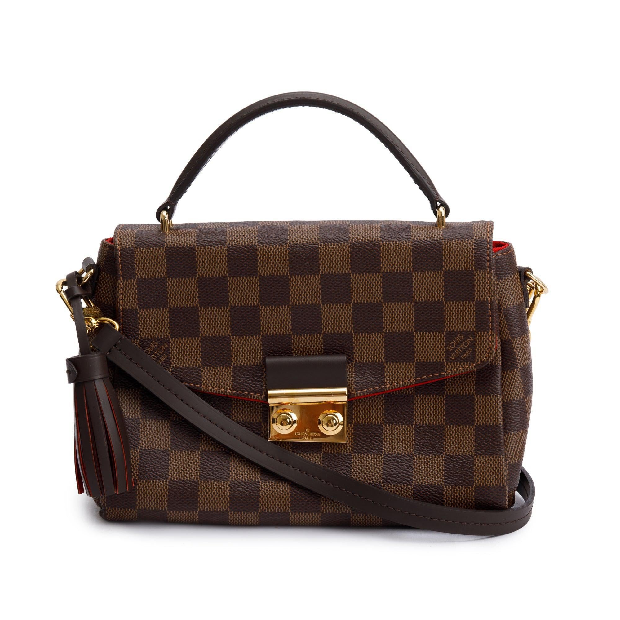 Louis Vuitton Damier Ebene Croisette Bag
