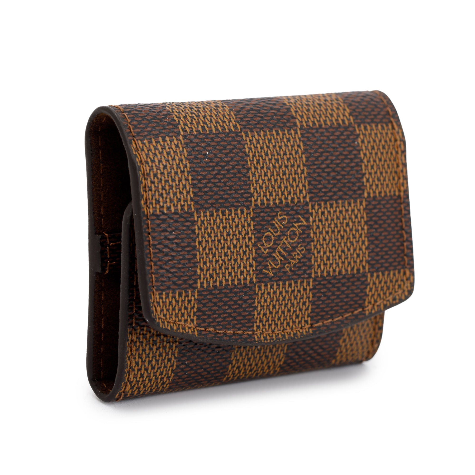 Louis Vuitton Damier Ebene Cufflinks Holder w/ Box