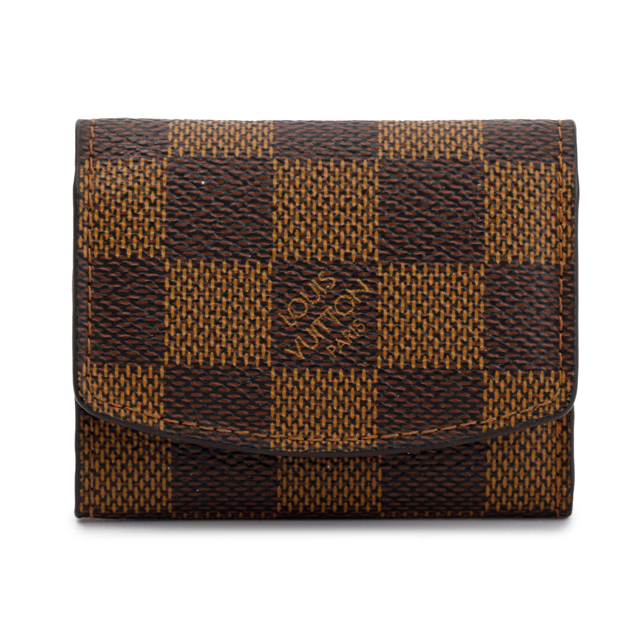 Louis Vuitton Damier Ebene Cufflinks Holder w/ Box