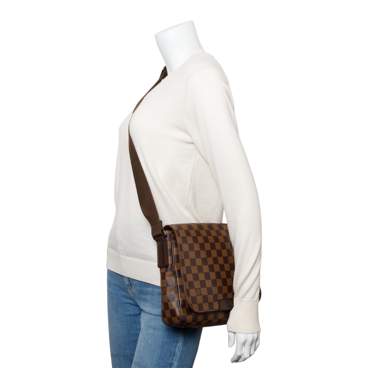 Louis Vuitton Damier Ebene District PM Messenger Bag