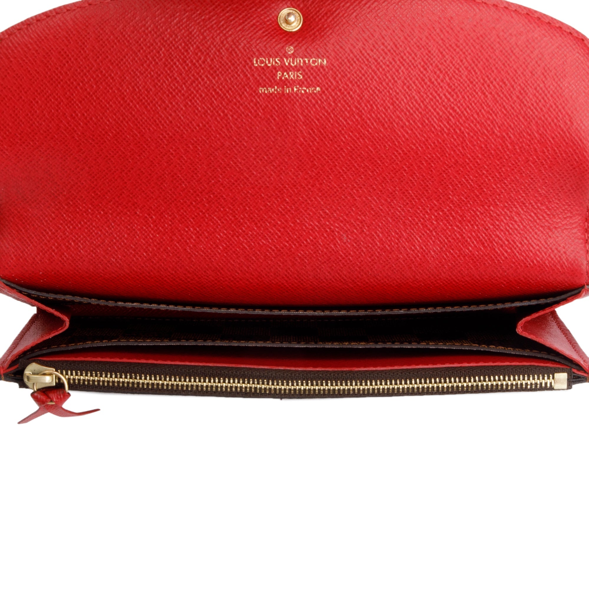 Louis Vuitton Damier Ebene Emilie Wallet