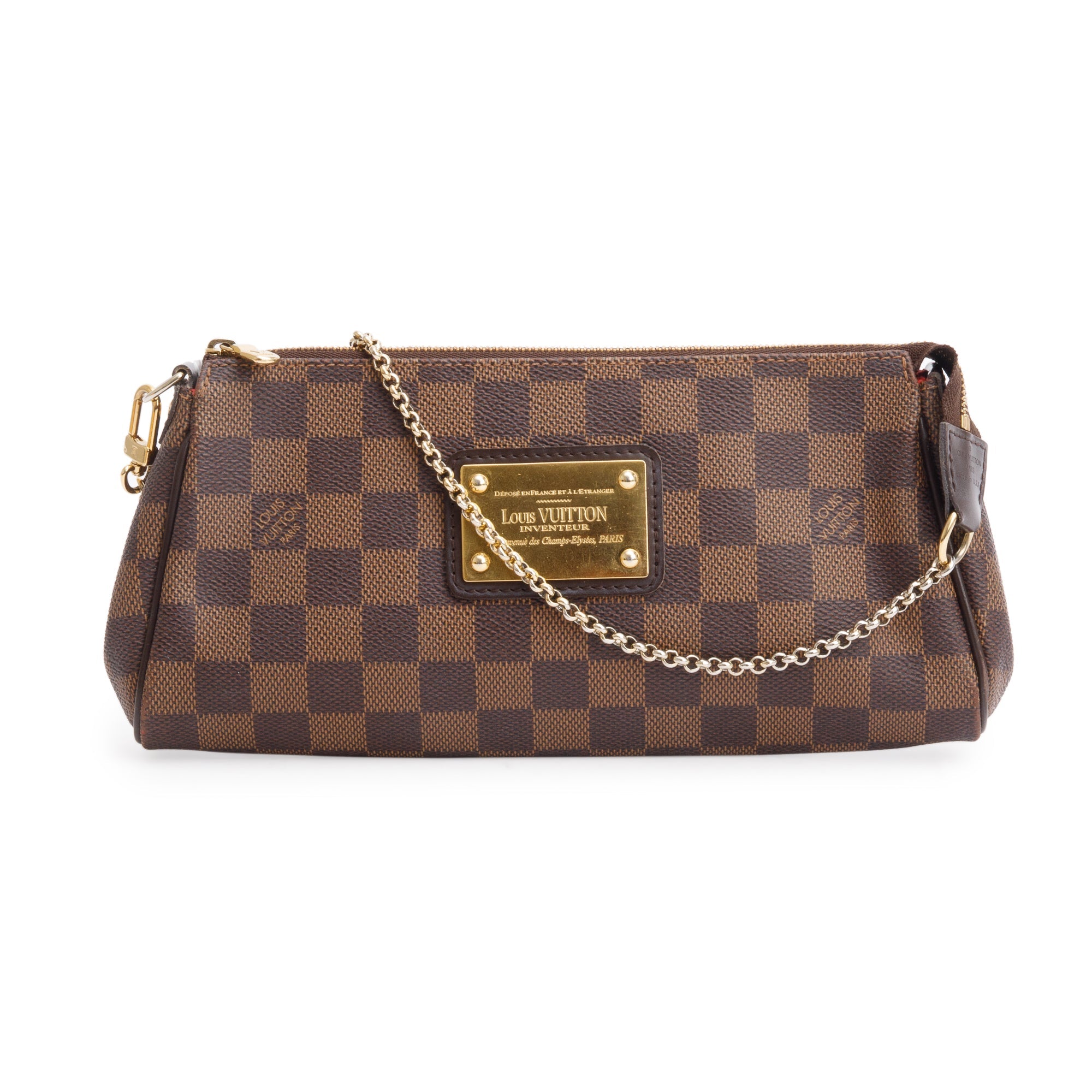 Louis Vuitton Damier Ebene Eva Clutch