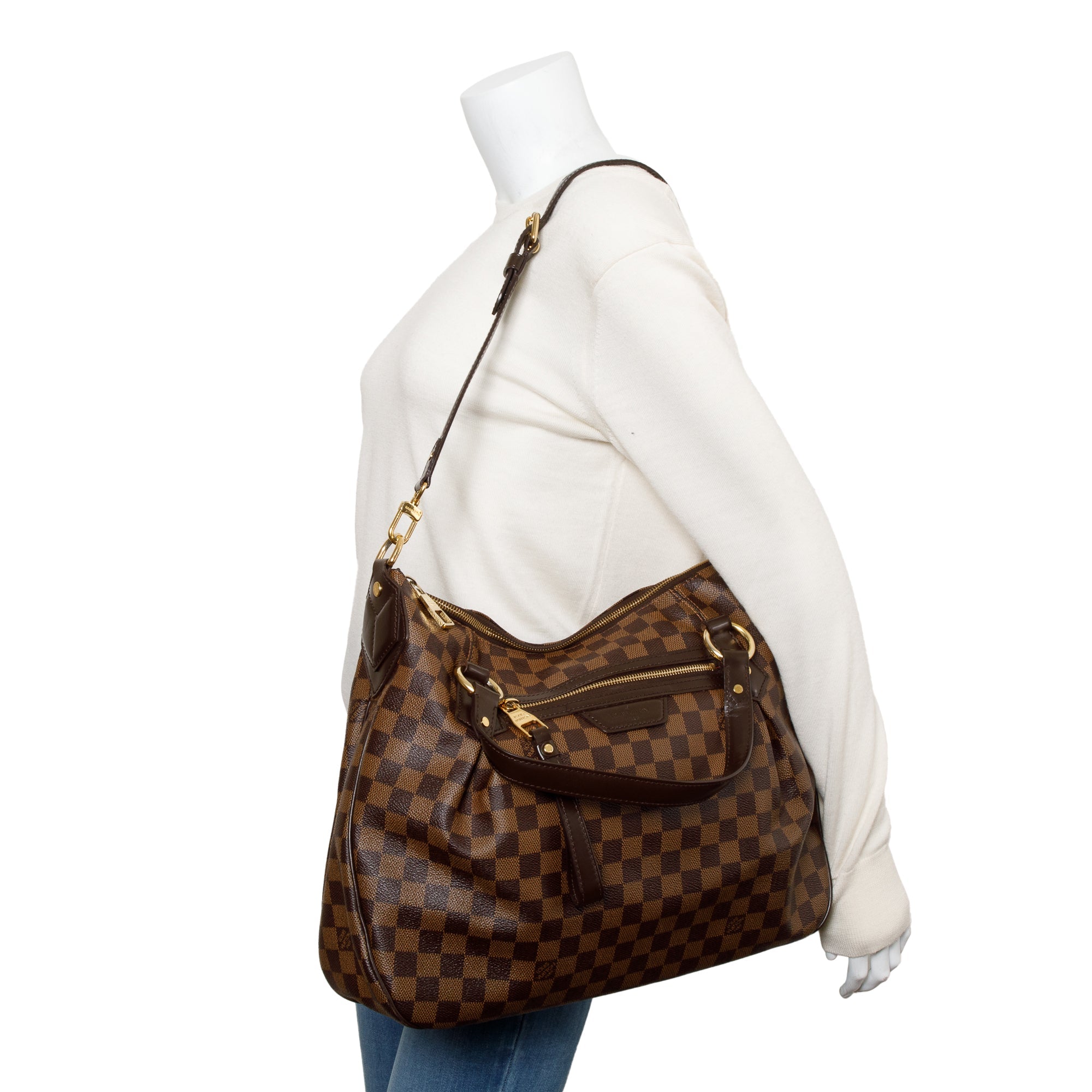 Louis Vuitton Damier Ebene Evora MM w/ Strap