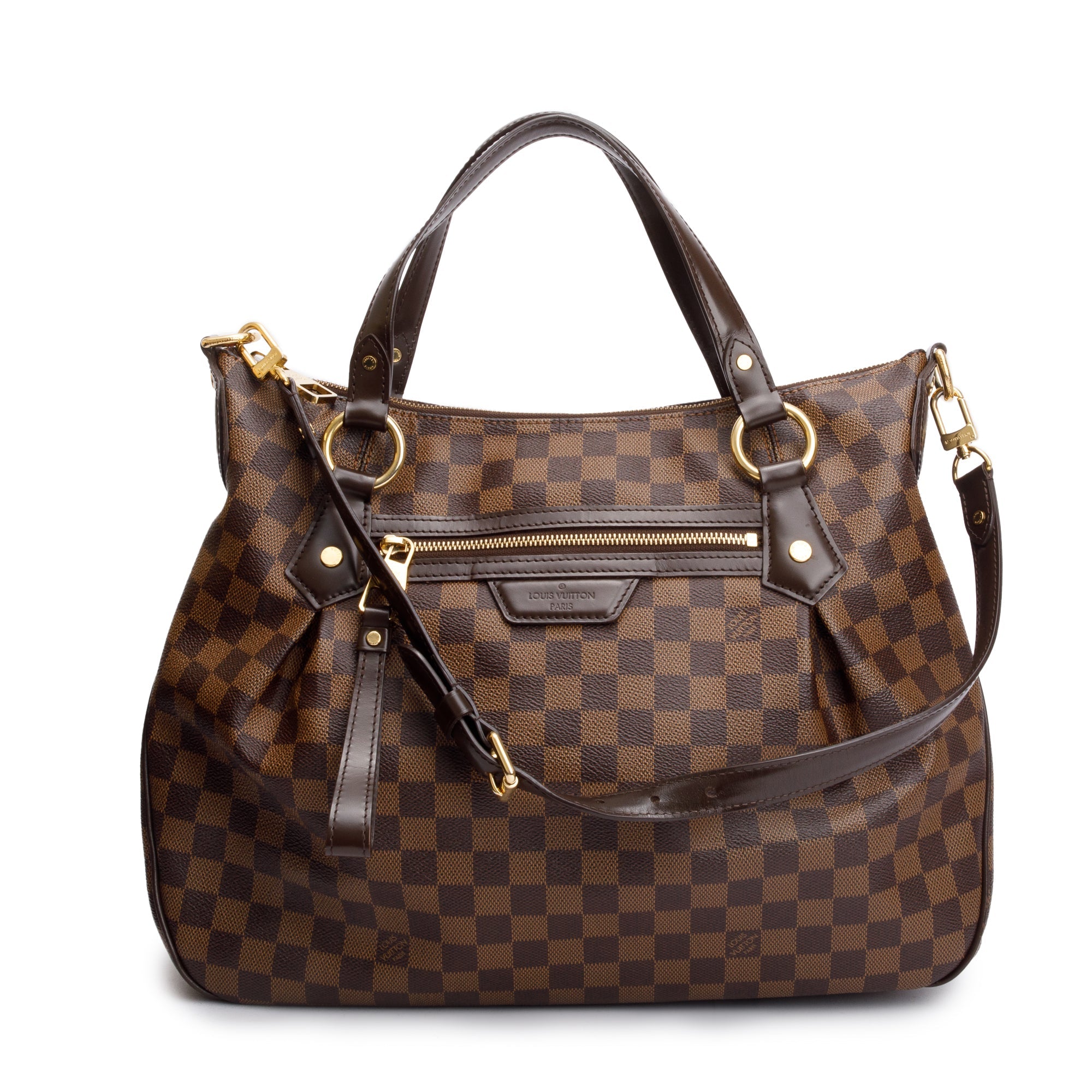 Louis Vuitton Damier Ebene Evora MM w/ Strap