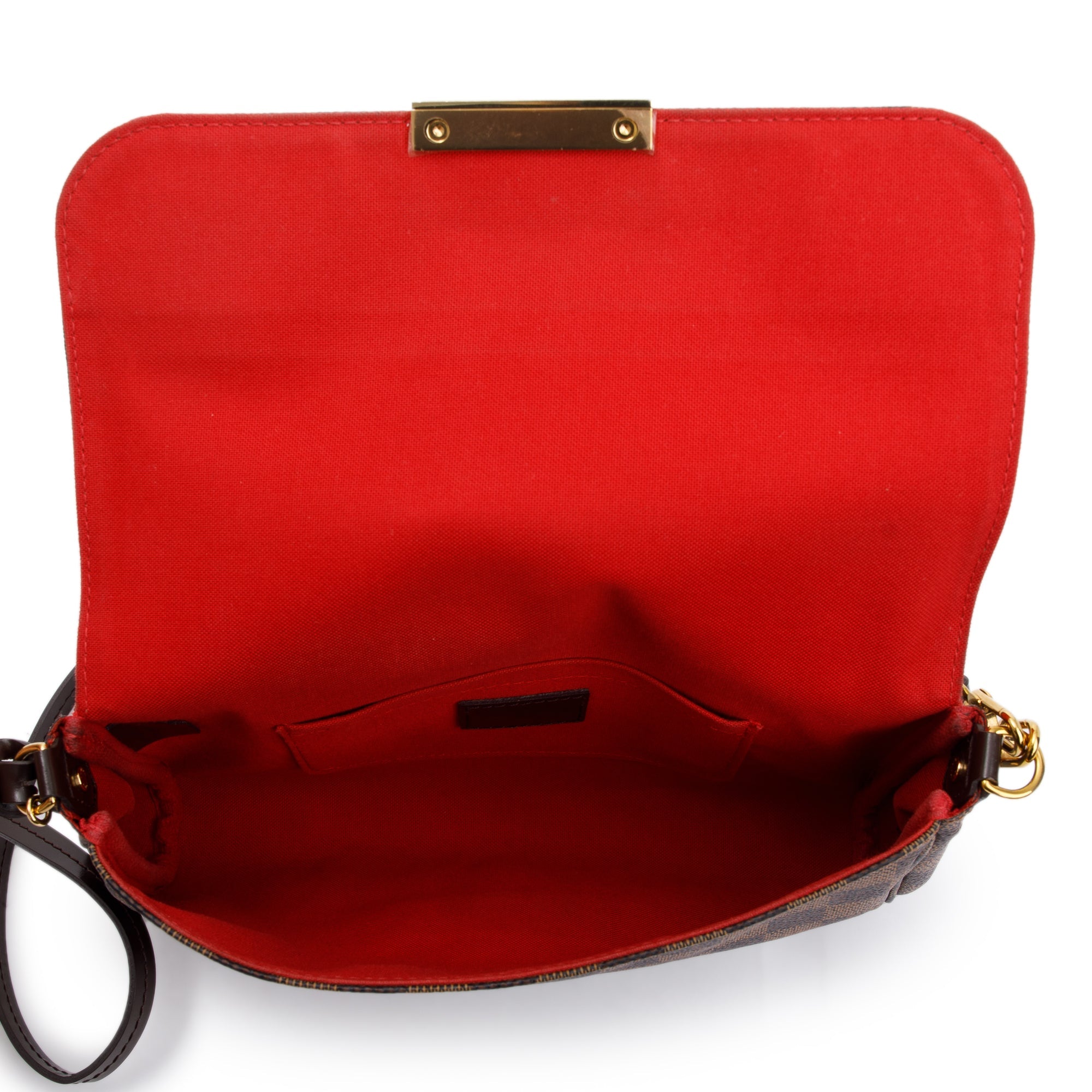 Louis Vuitton Damier Ebene Favorite MM w/ Box & Strap