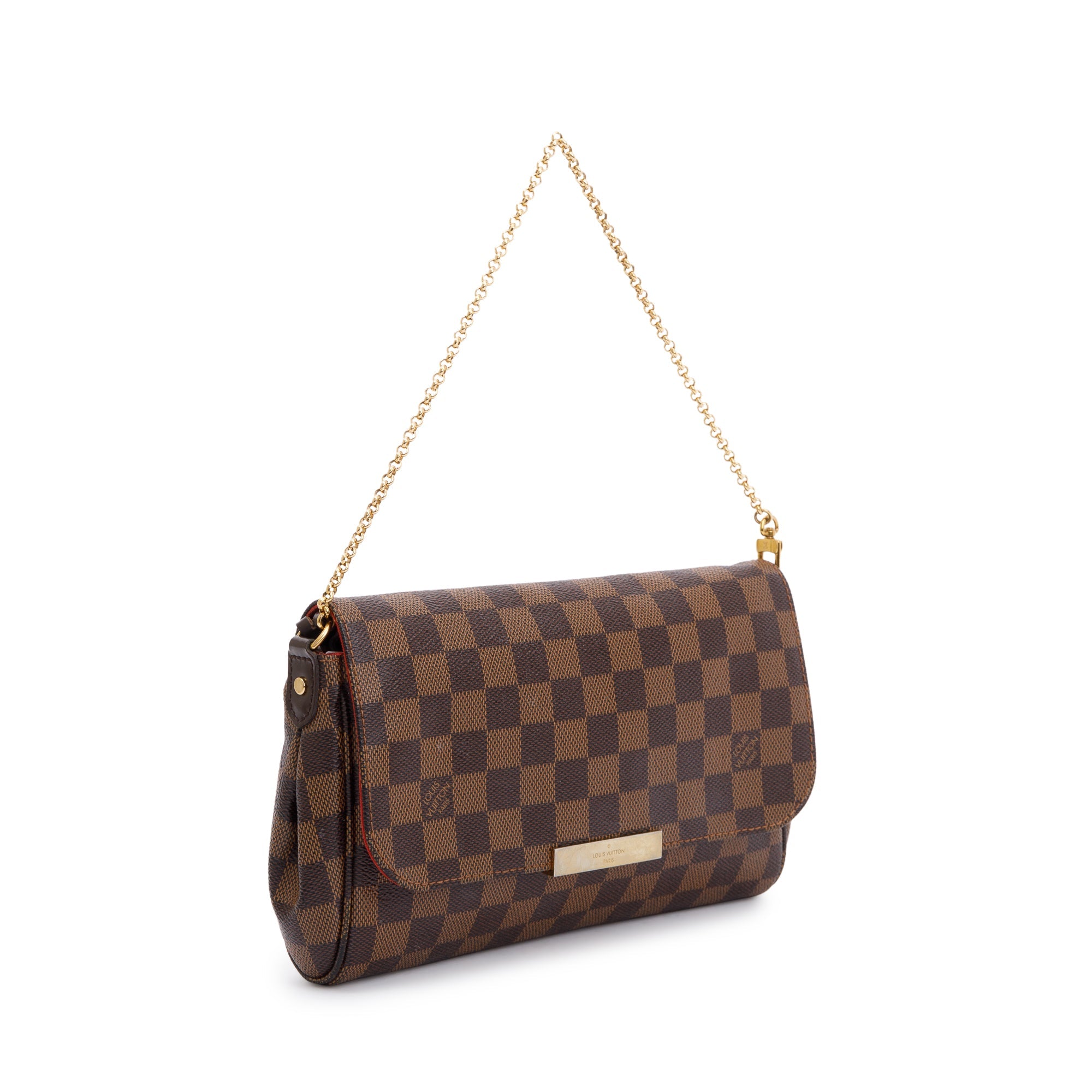 Louis Vuitton Damier Ebene Favorite MM w/ Box & Strap