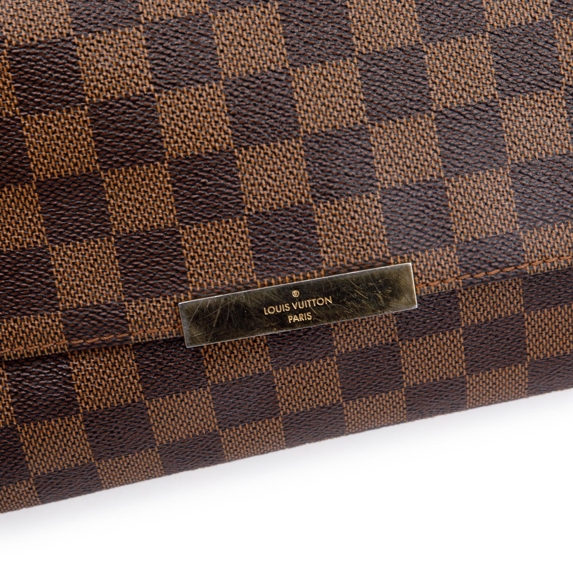 Louis Vuitton Damier Ebene Favorite MM w/ Box & Strap