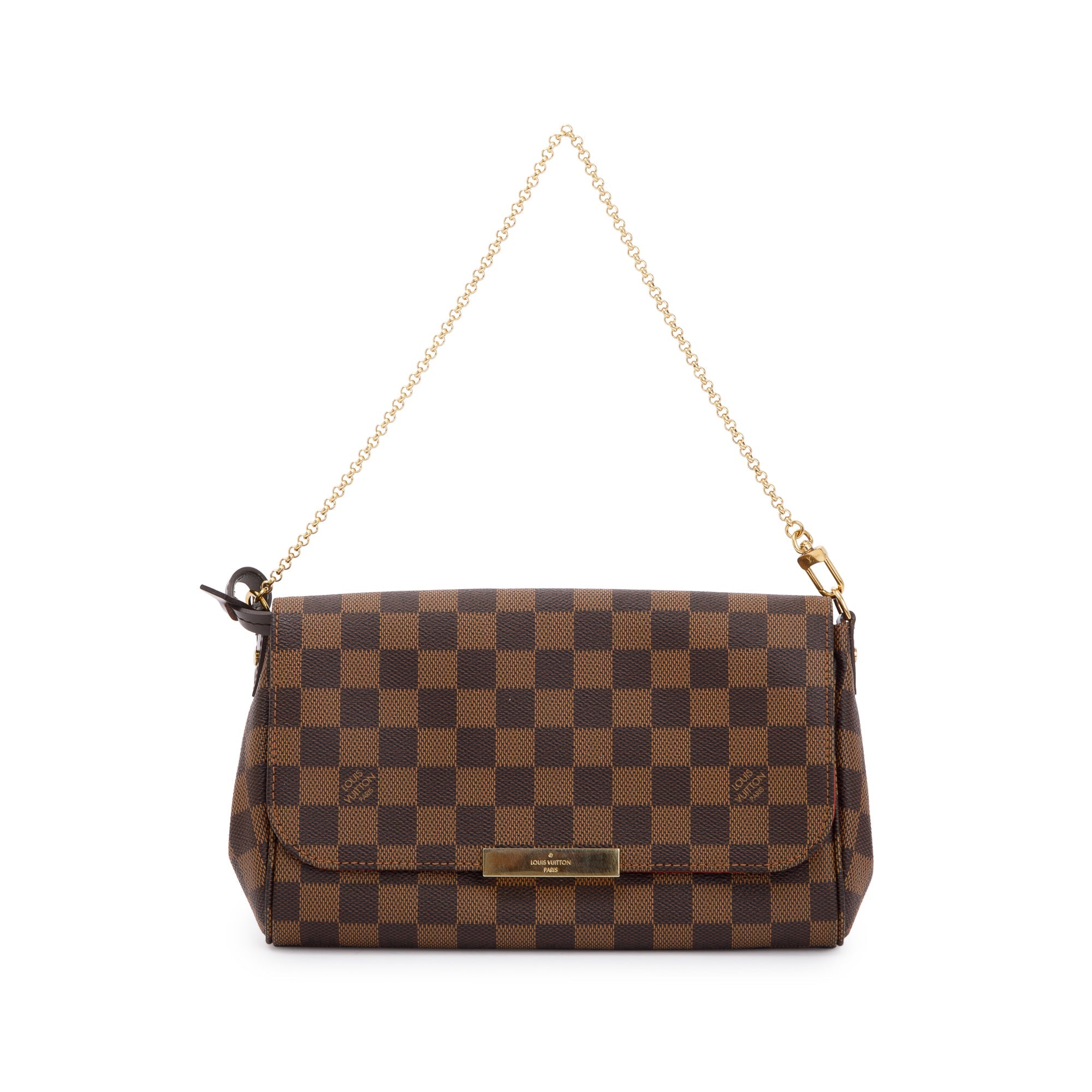 Louis Vuitton Damier Ebene Favorite MM w/ Strap