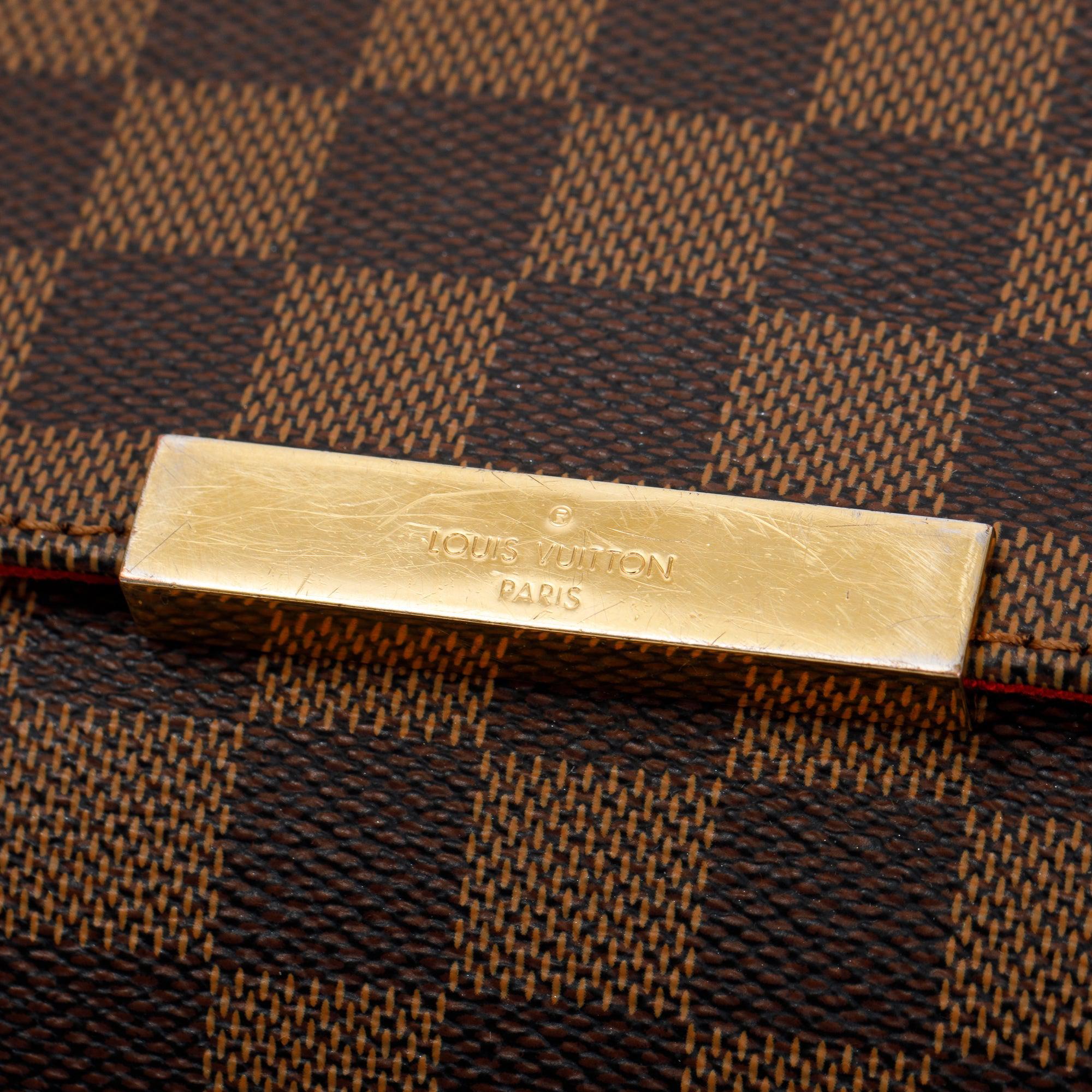 Louis Vuitton Damier Ebene Favorite MM w/ Strap