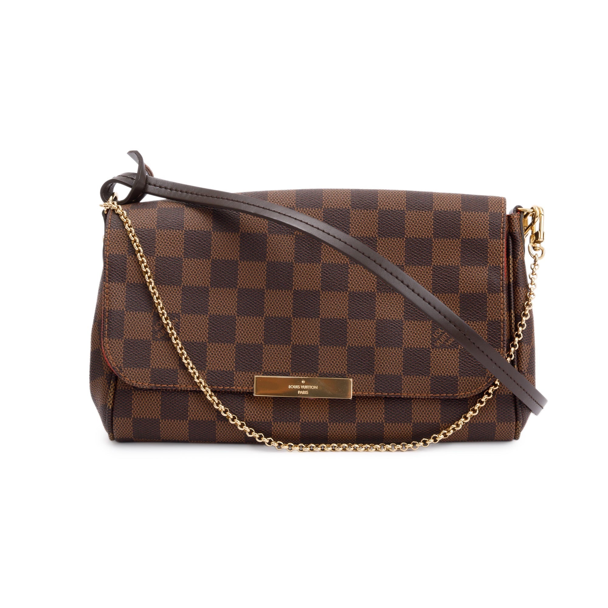 Louis Vuitton Damier Ebene Favorite MM w/ Straps