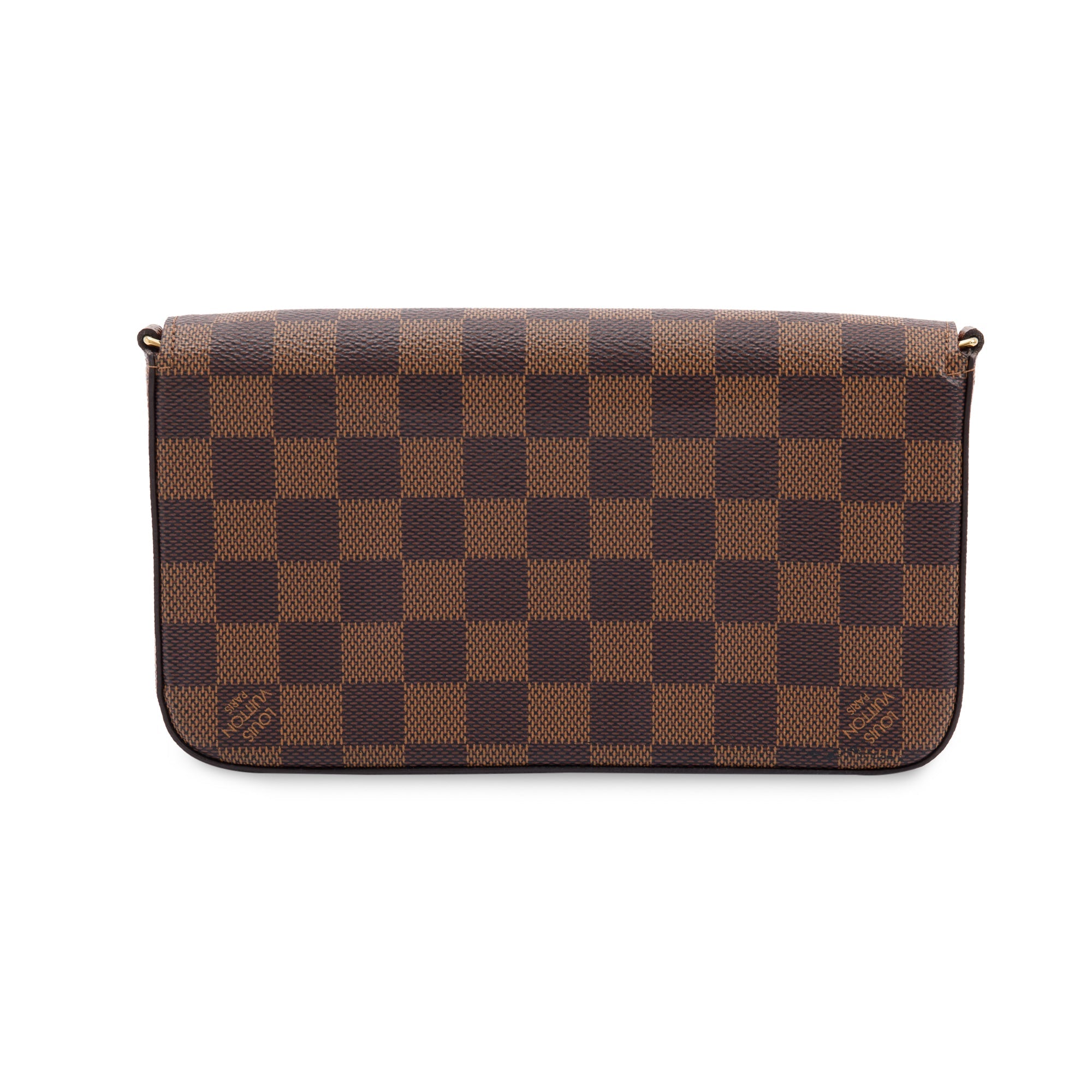 Louis Vuitton Damier Ebene Felicie Pochette Bag w/ Box & Inserts