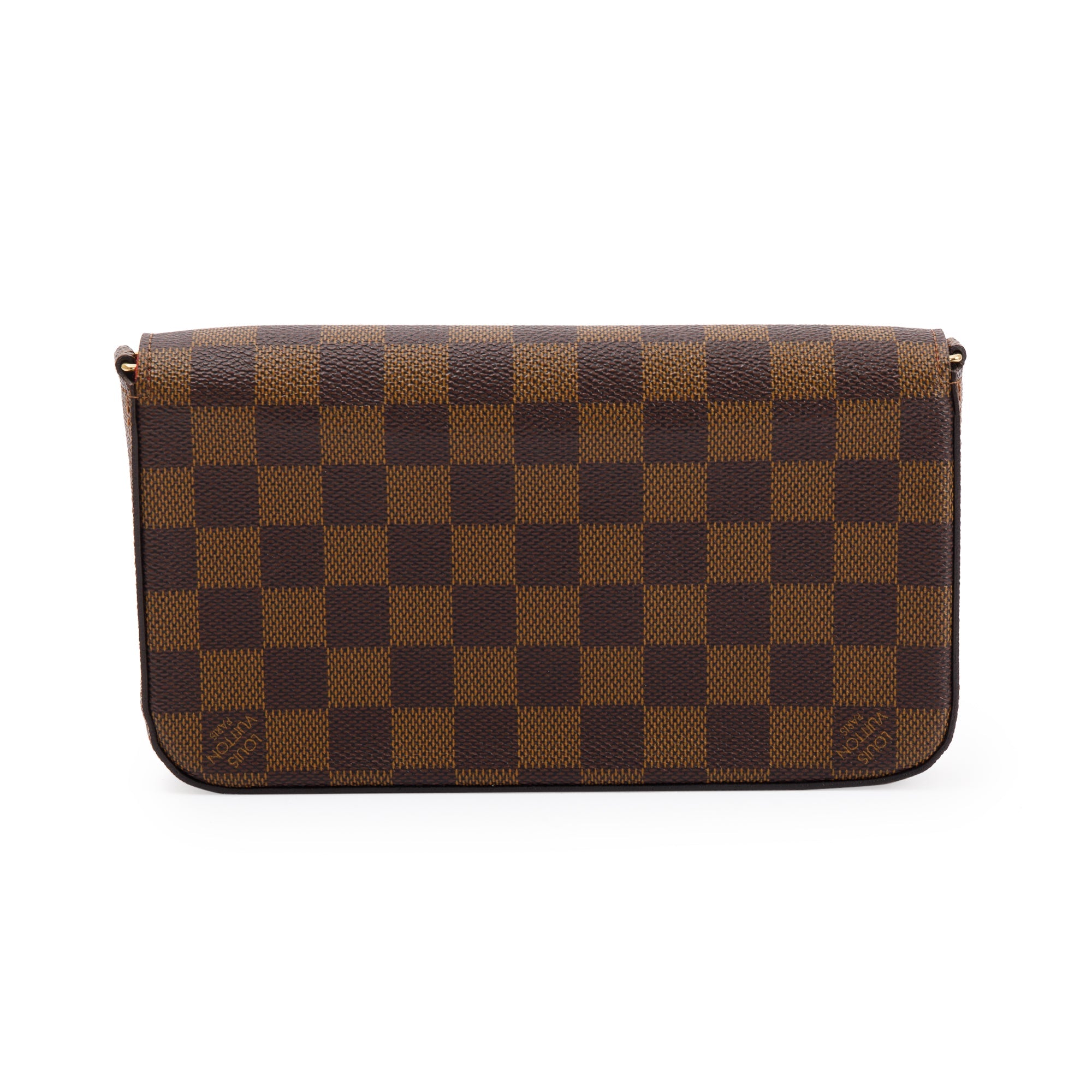 Louis Vuitton Damier Ebene Felicie Pochette Bag w/ Box & Inserts