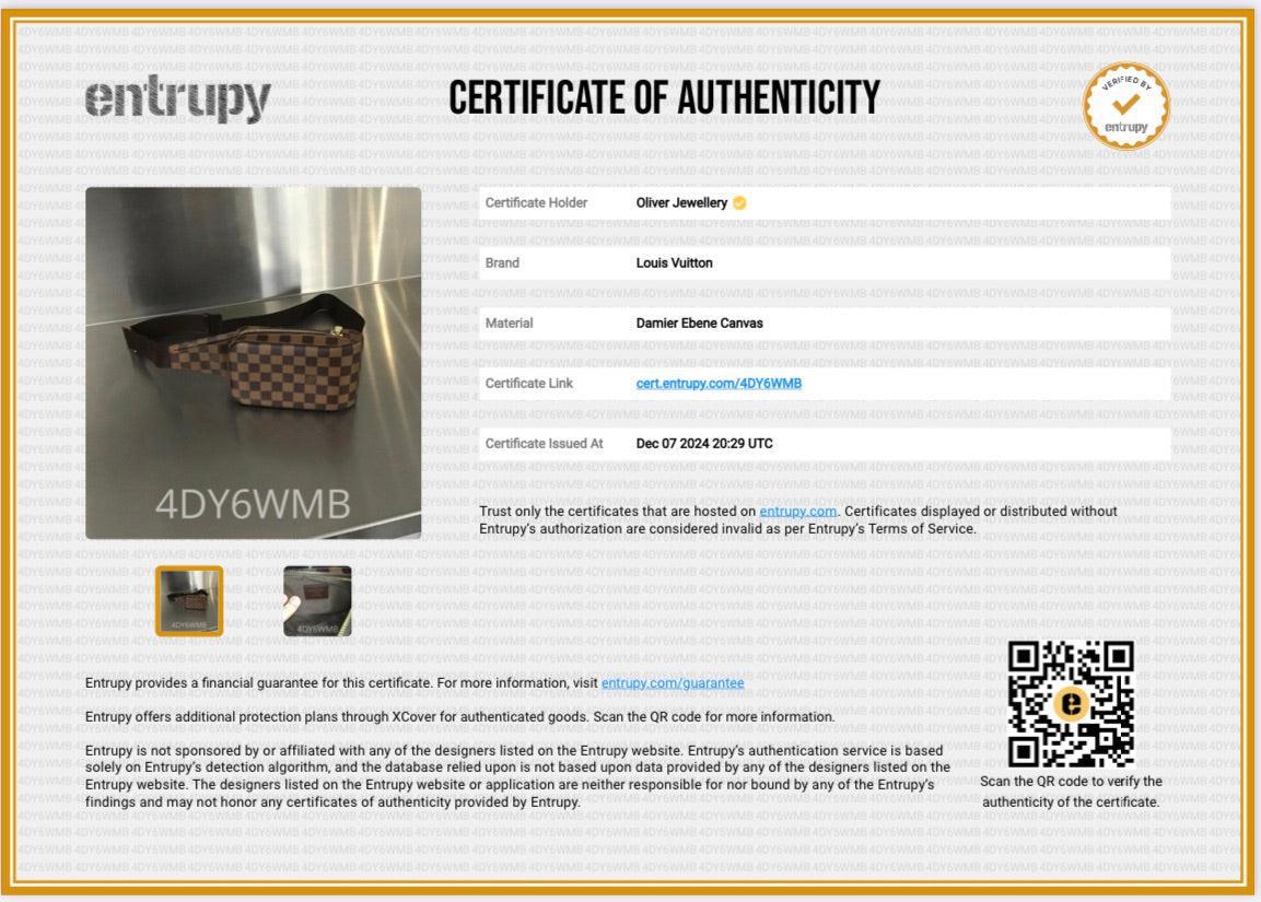 Louis Vuitton Damier Ebene Geronimos Waist Bag