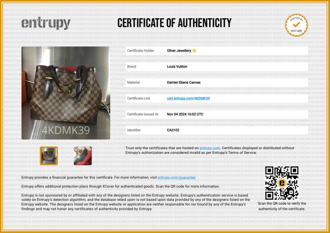 Louis Vuitton Damier Ebene Hampstead MM