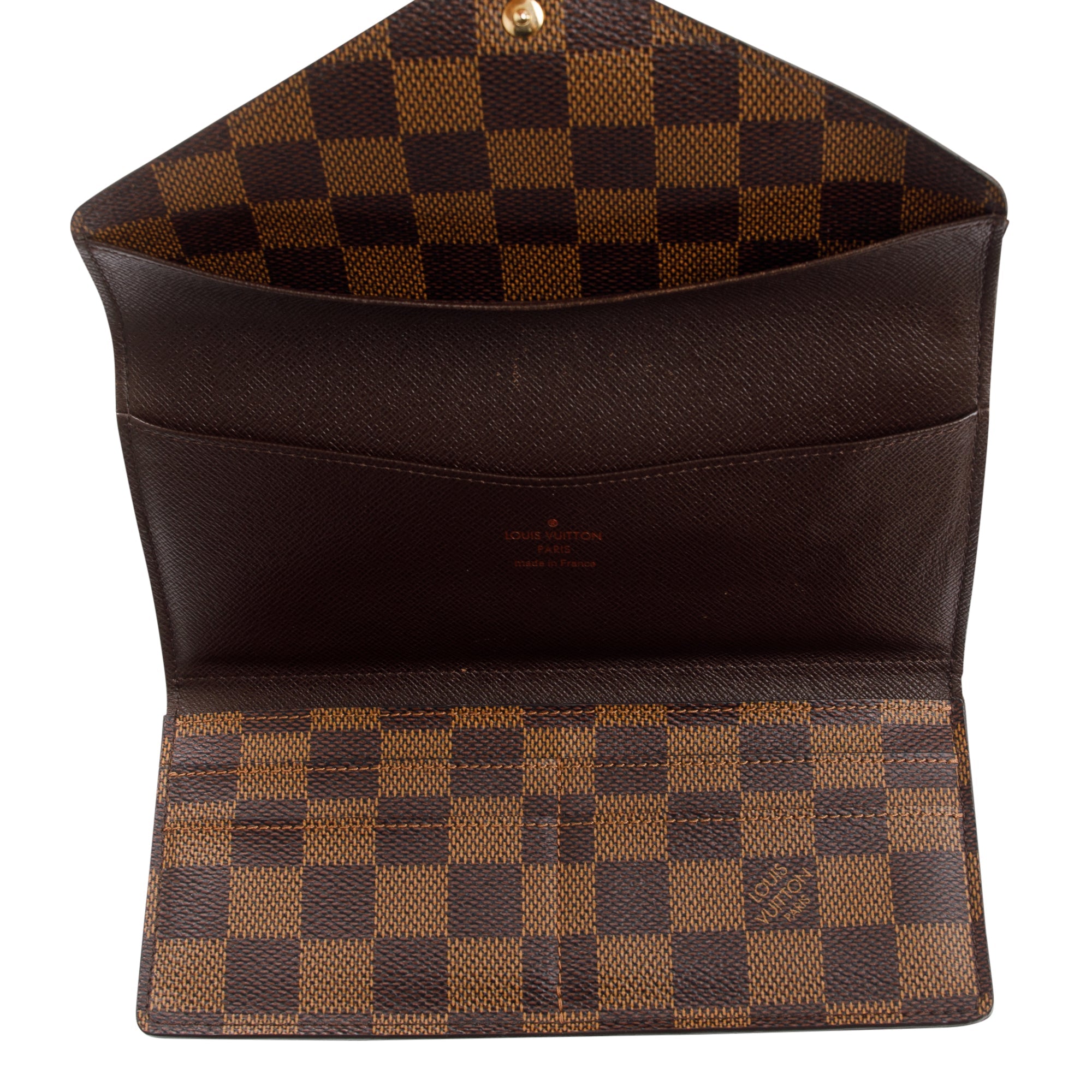 Louis Vuitton Damier Ebene Josephine Wallet w/ Box